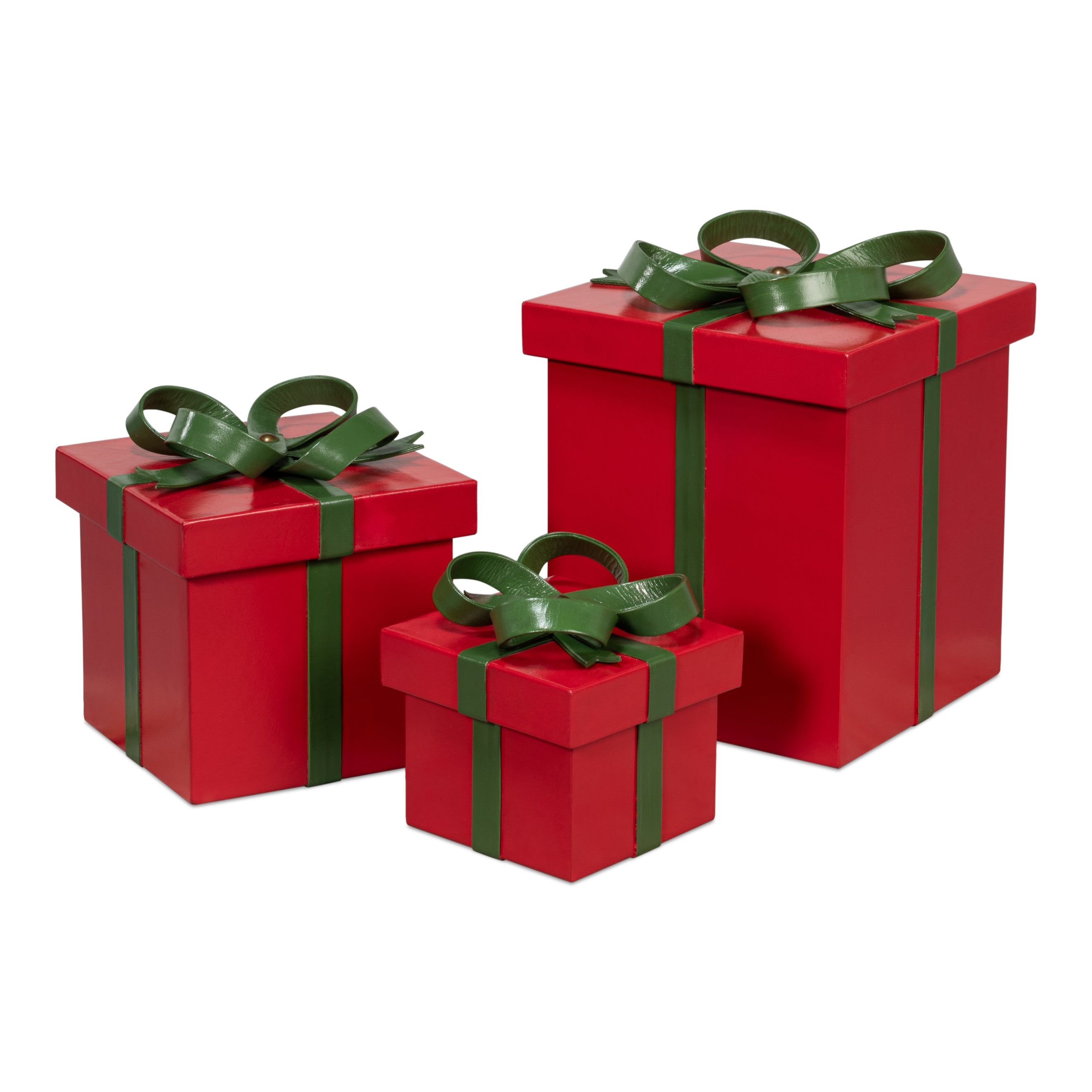 Ferrell Leather Holiday Boxes - Set of 3