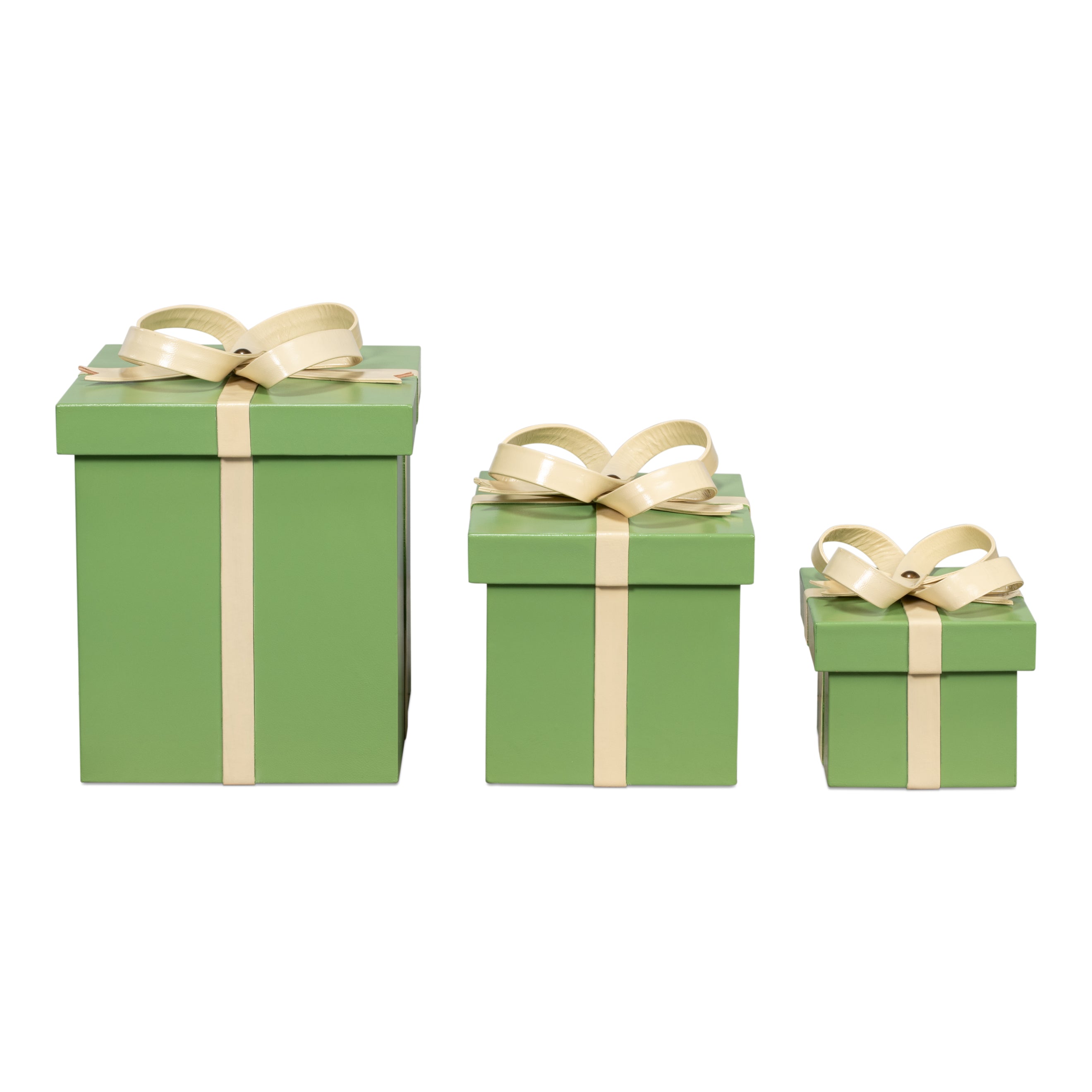 Ferrell Leather Holiday Boxes - Set of 3