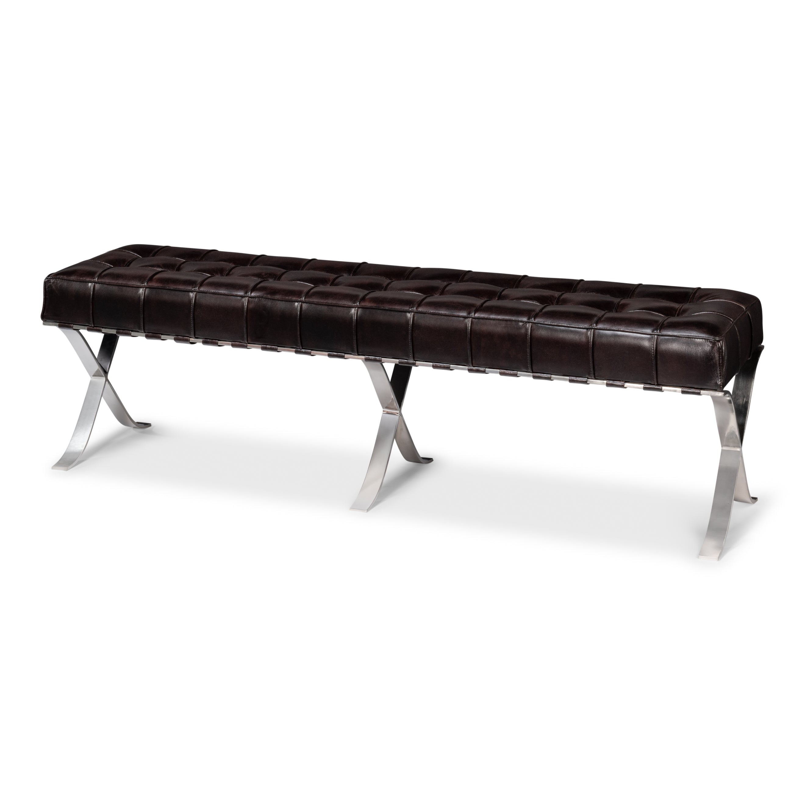 Catalunya Long Bench - Dark Brown
