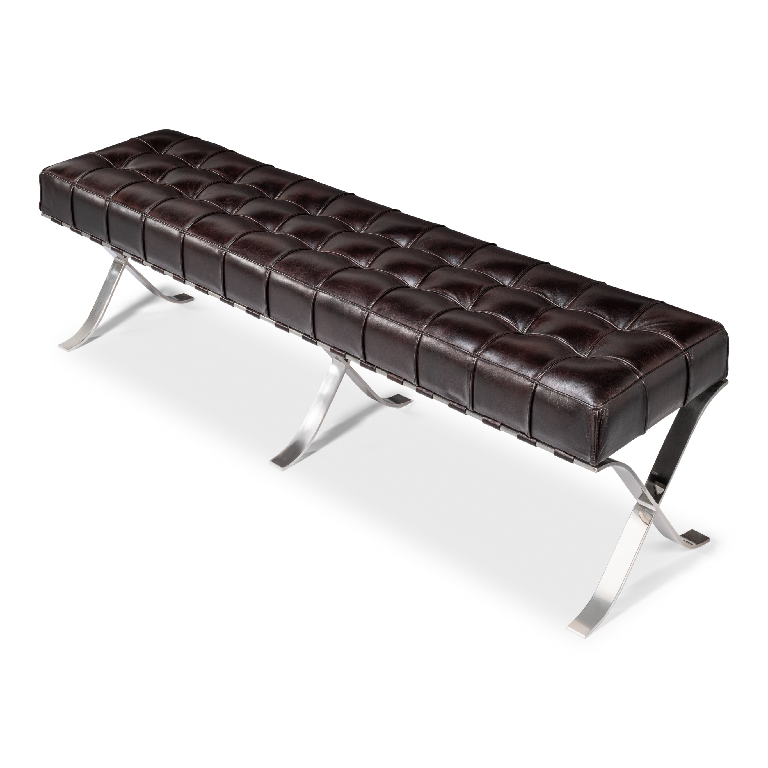 Catalunya Long Bench - Dark Brown