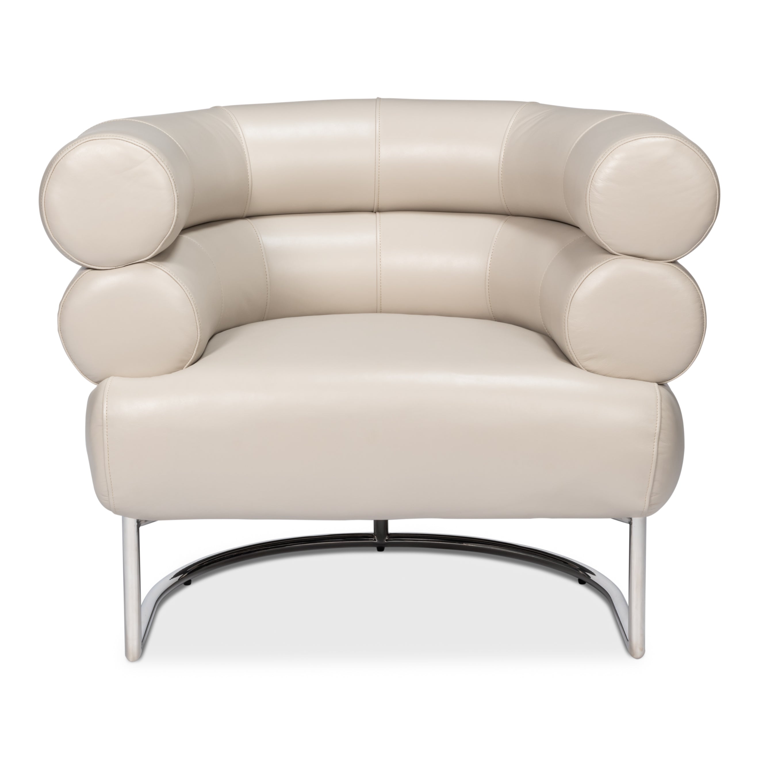 Rondo Occasional Leather Chair - White