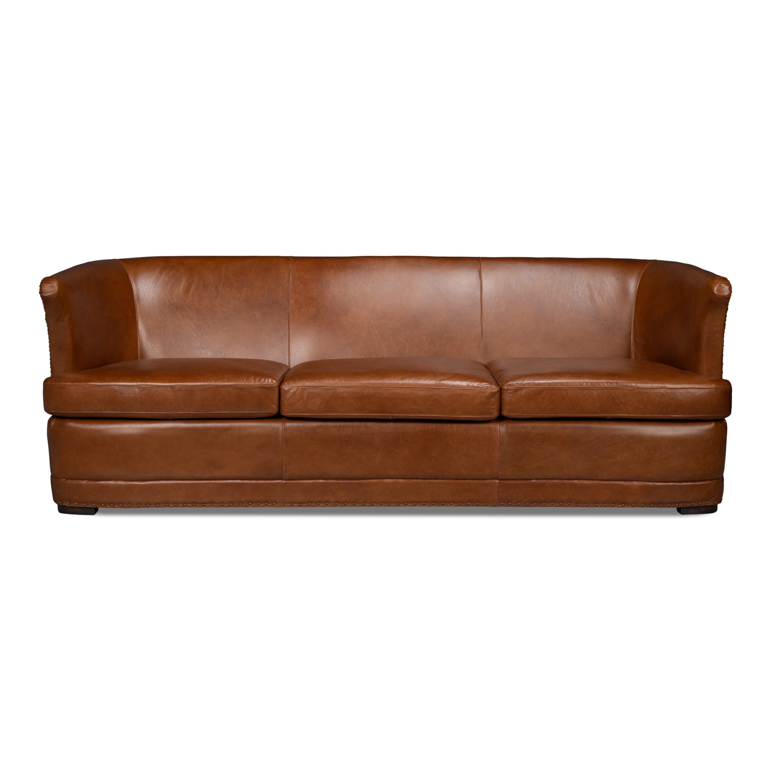 Mcmillan Distilled Leather Sofa