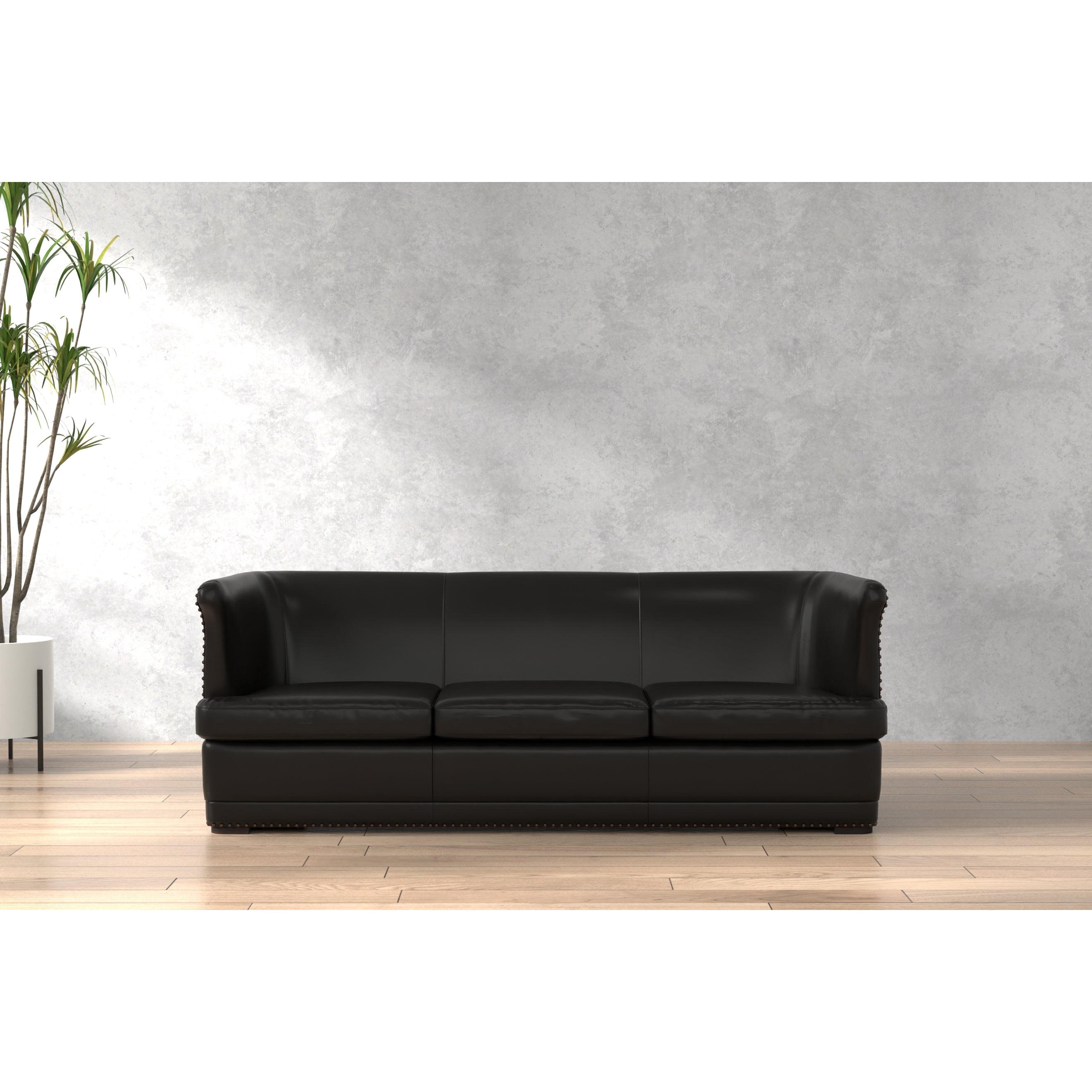 Mcmillan Distilled Leather Sofa