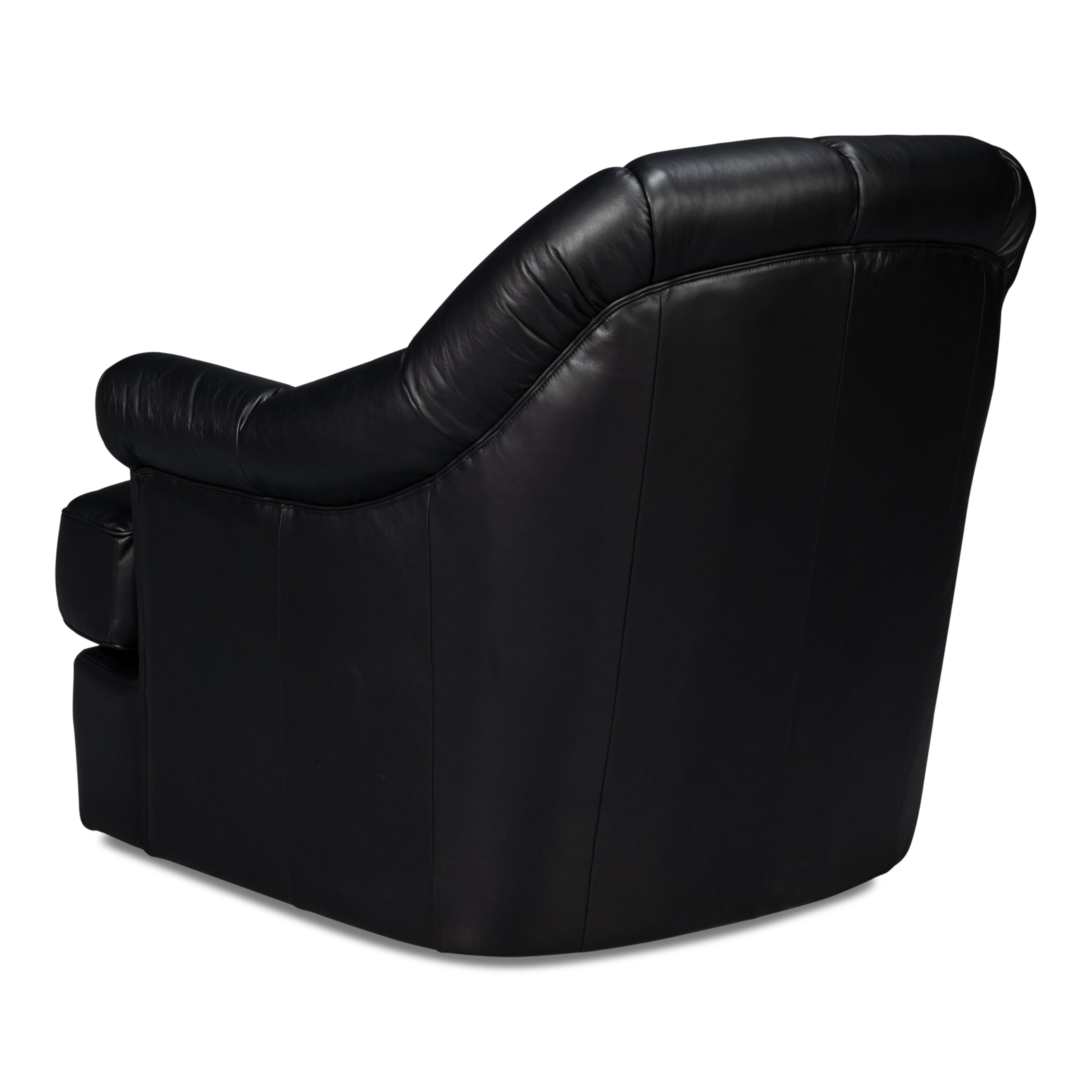 Scoth Swivel Chair in Distilled Leather