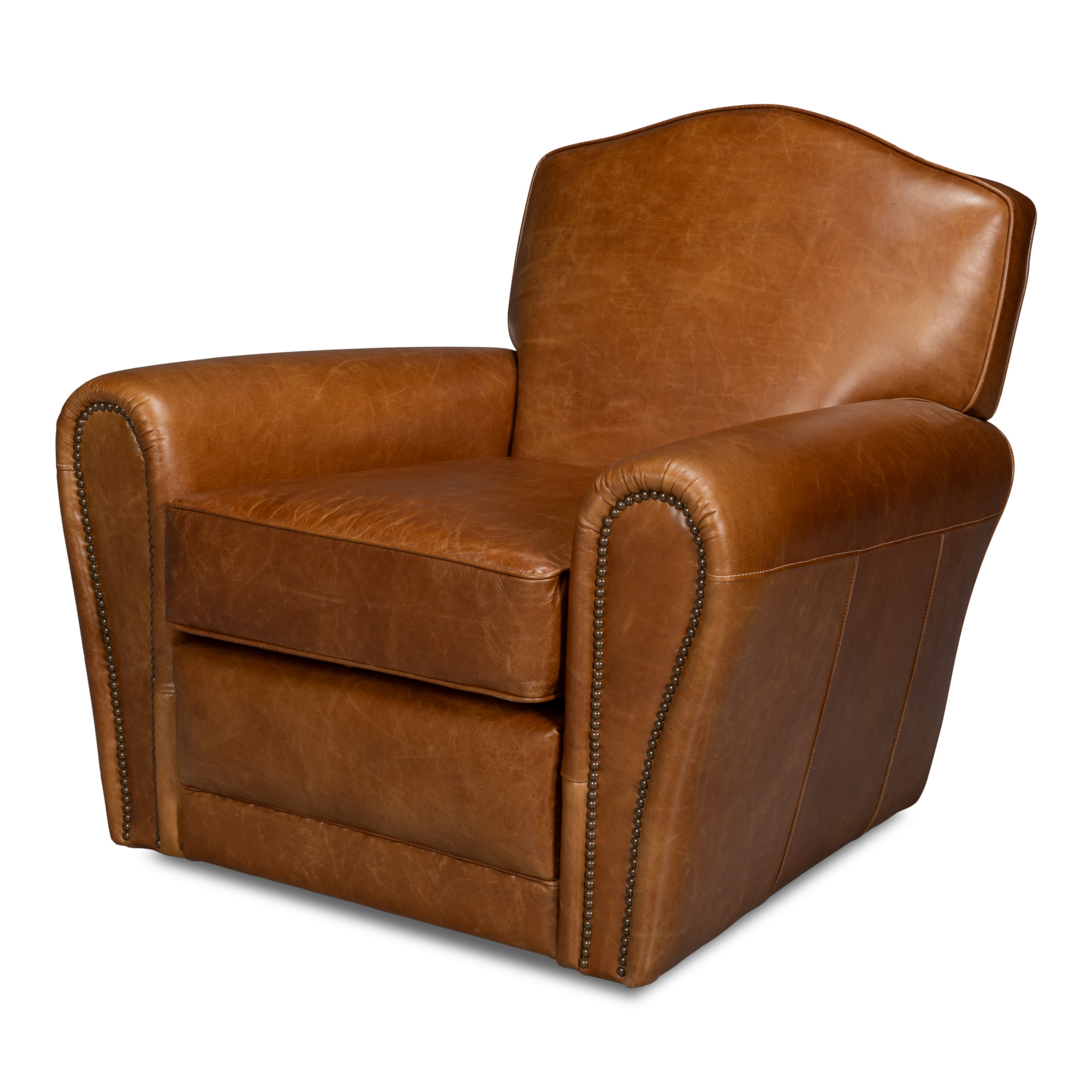 Elite French Club Swivel Chair