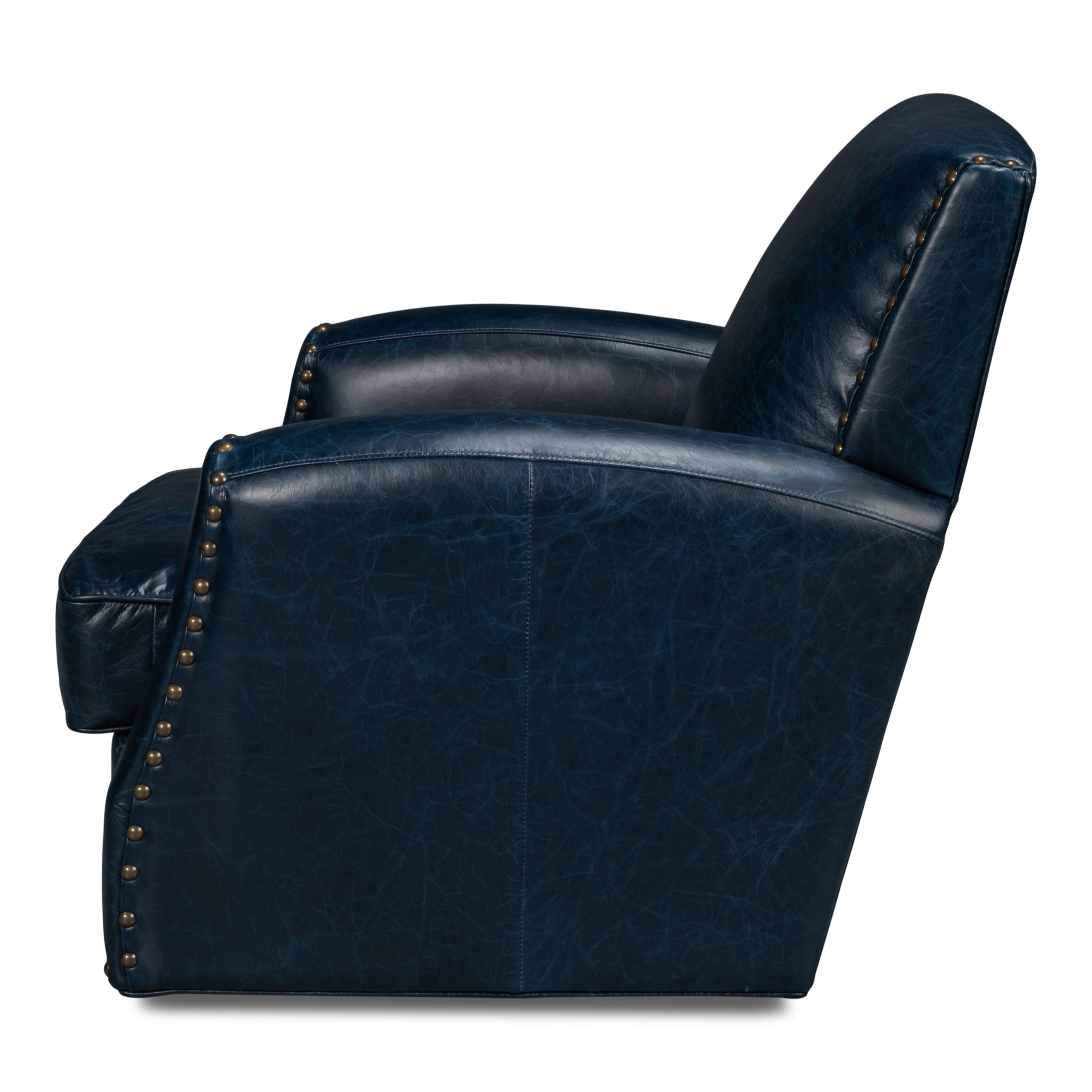 Taft Leather Swivel Chair