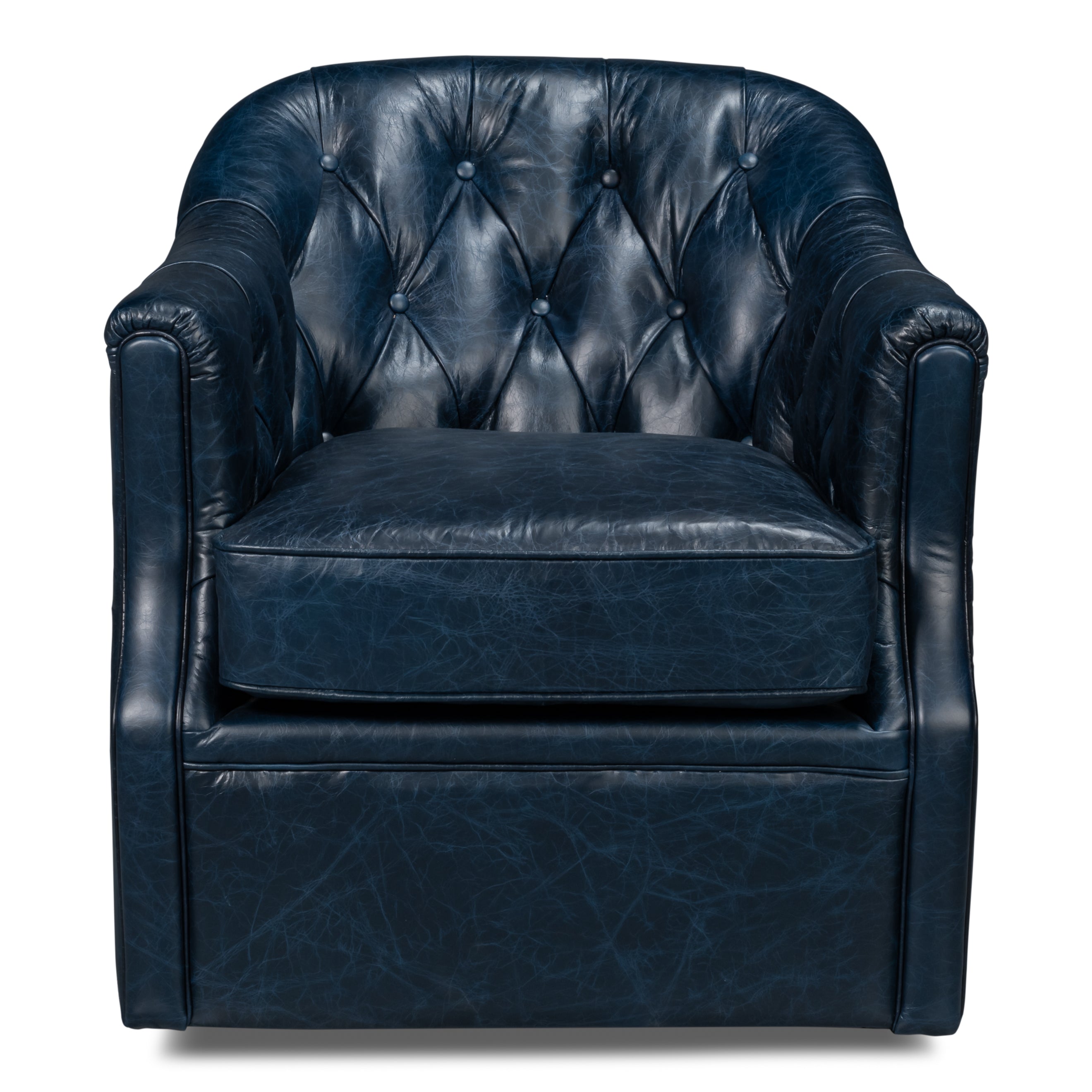 Coolidge Leather Swivel Chair