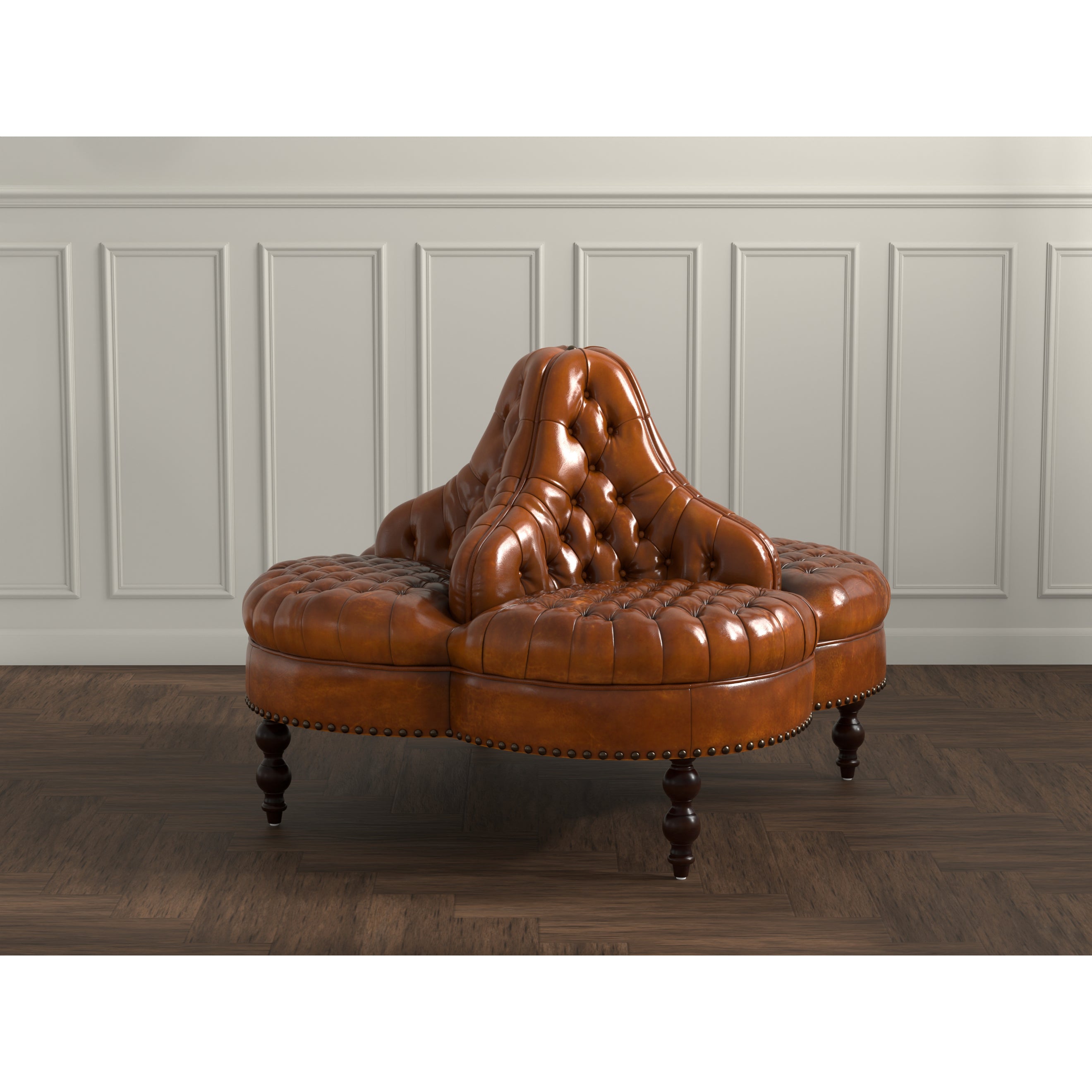 Lobby Sofa - Cuba Brown