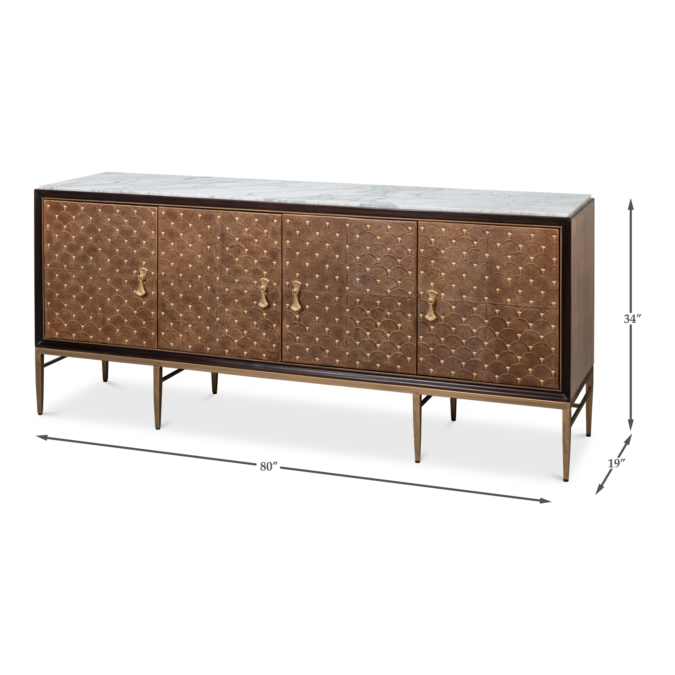 Palisade Shagreen Credenza