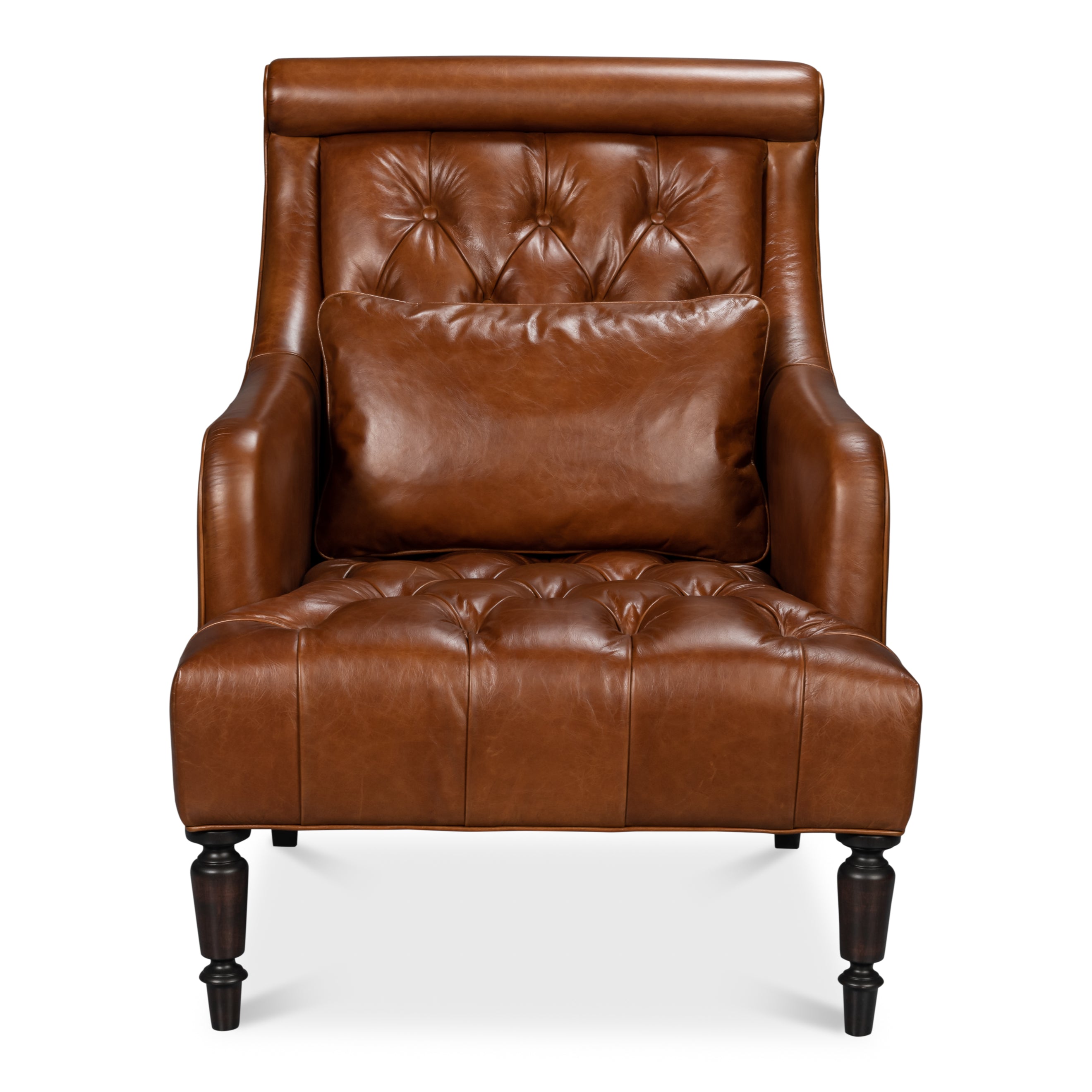 Benton Distilled Leather Chair