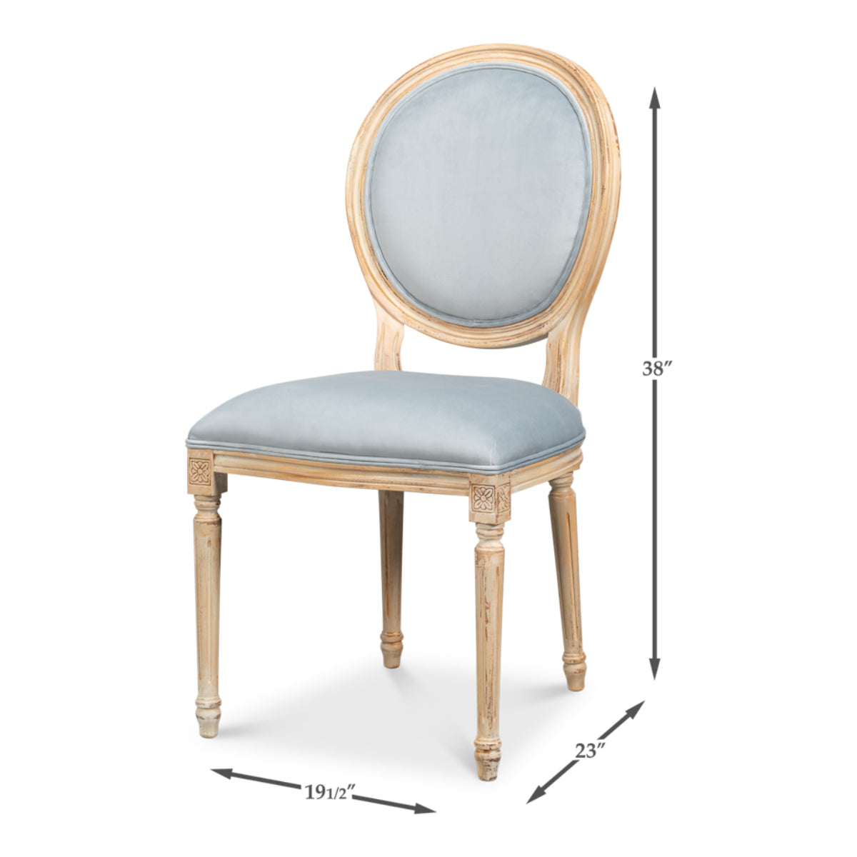 Hugo Oval Side Chair - Set of 2