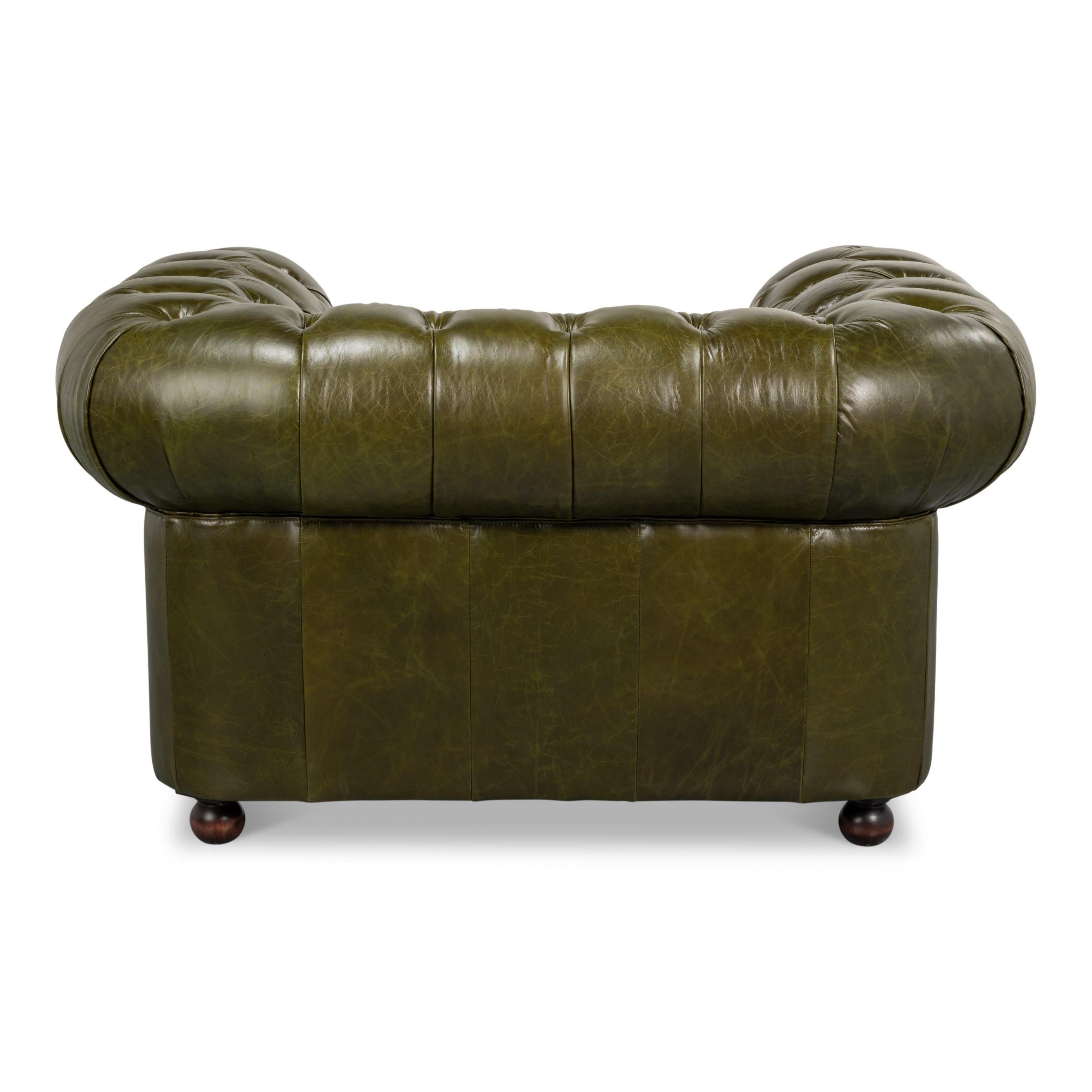 Savile Leather Chair - Green