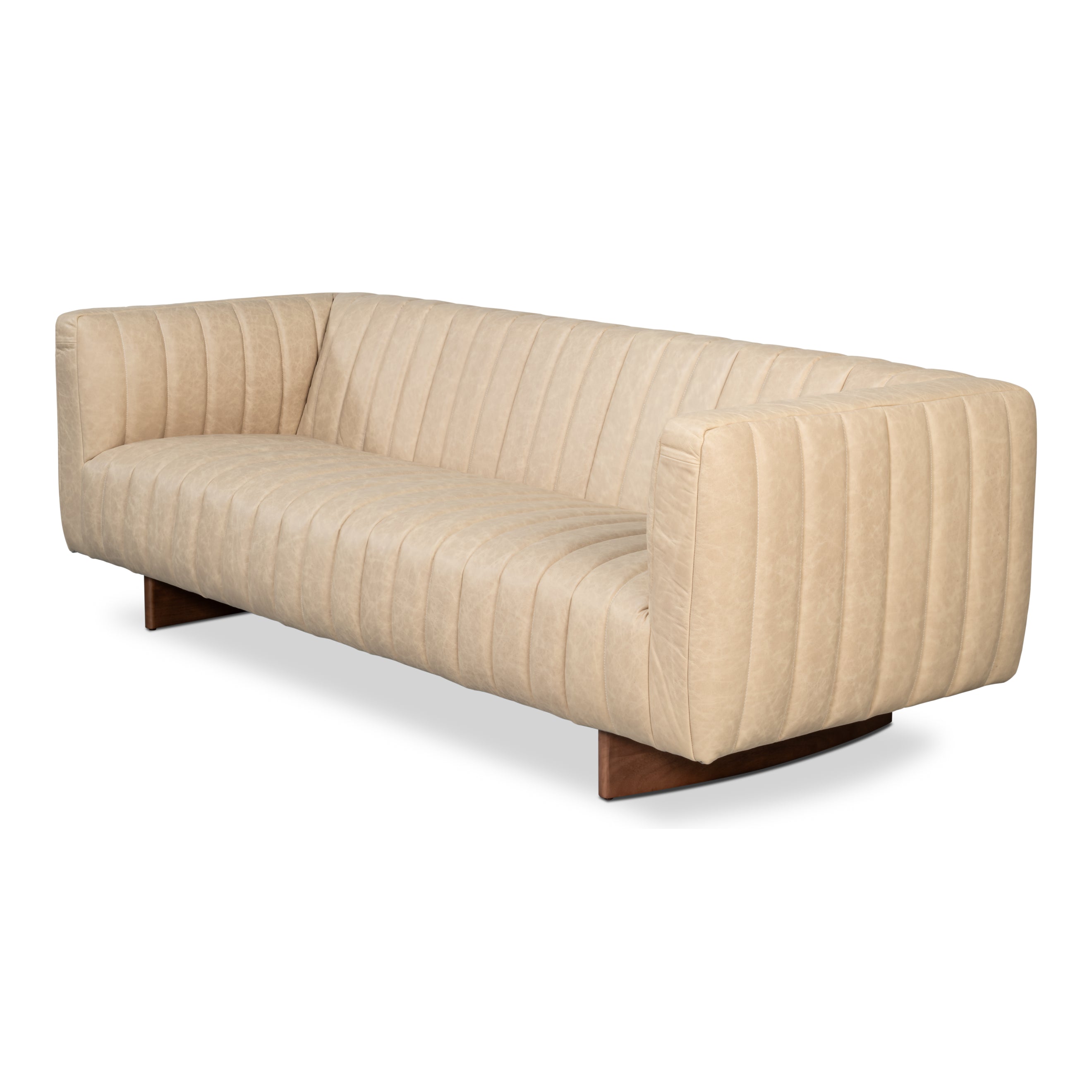 Denys Leather Sofa