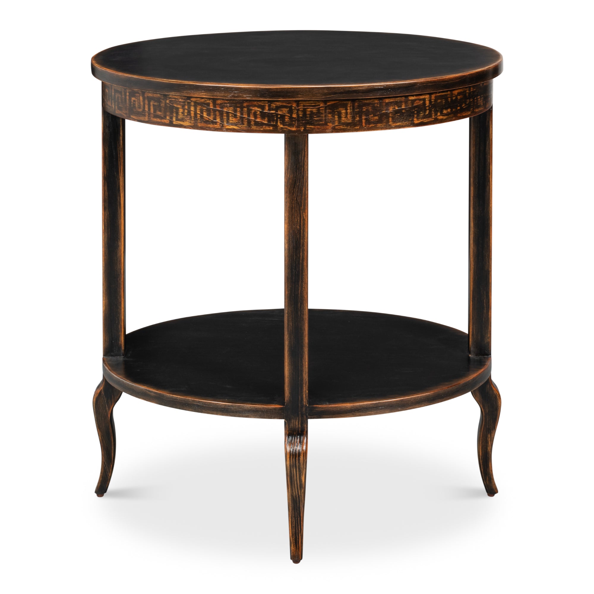 Golden Rim Side Table