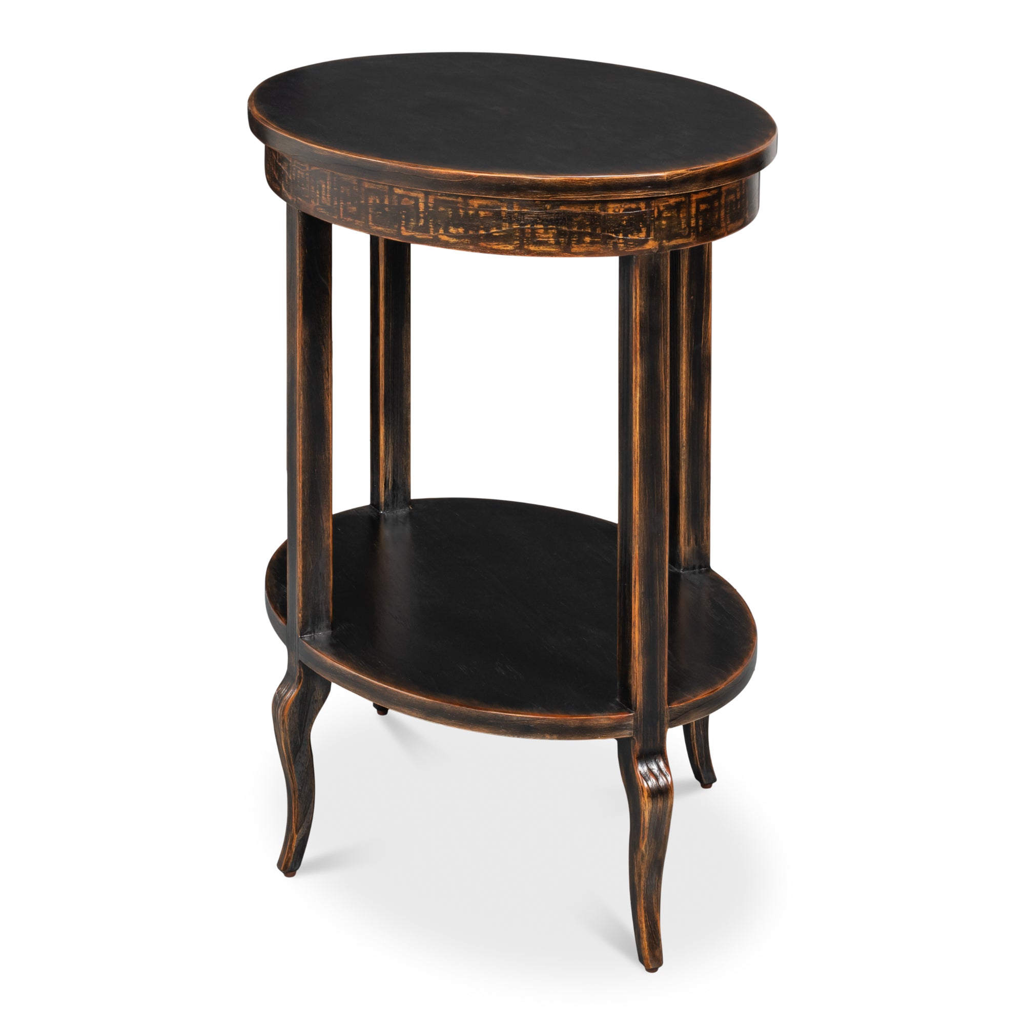 Golden Rim Side Table