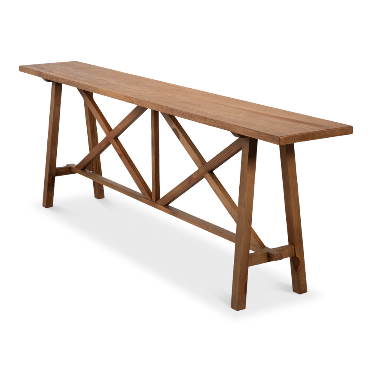 Double X Base Sofa Table