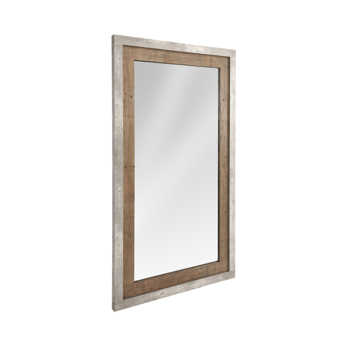 Charlotte 90" Floor Mirror - Weathered Cement