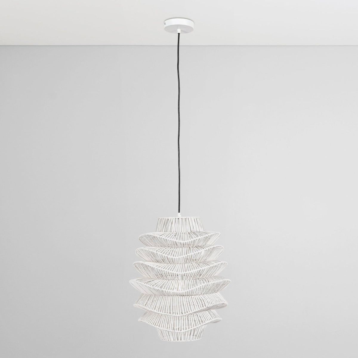 Shelly Pendant White by Classic Home