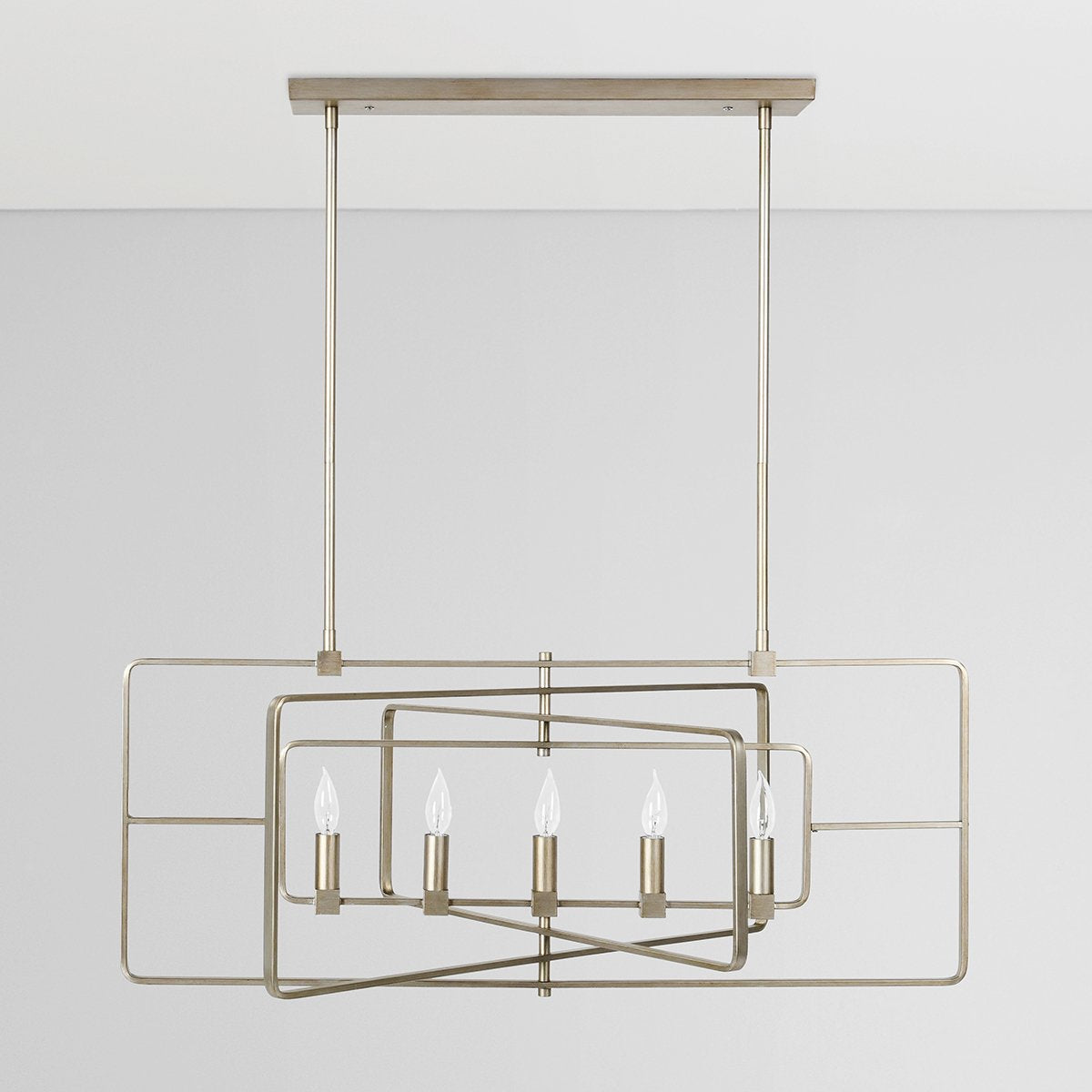 Sydney Chandelier Antique Silver by Classic Home