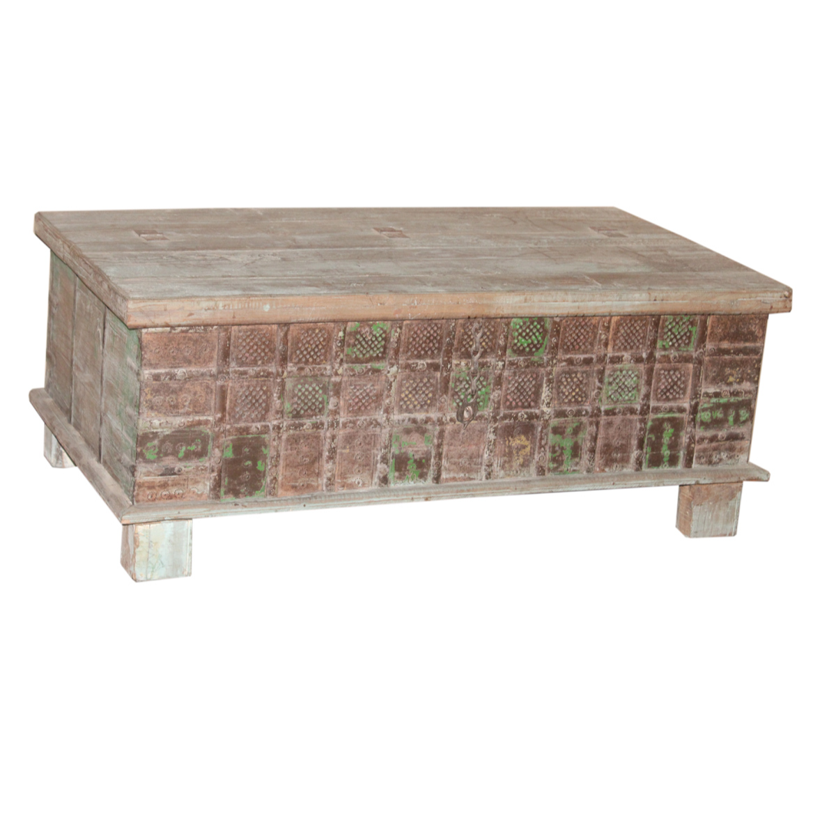 54" Reclaimed Wood Storage Trunk