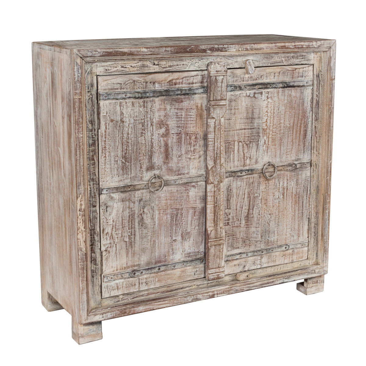 2 Door Sideboard - Lime Wash