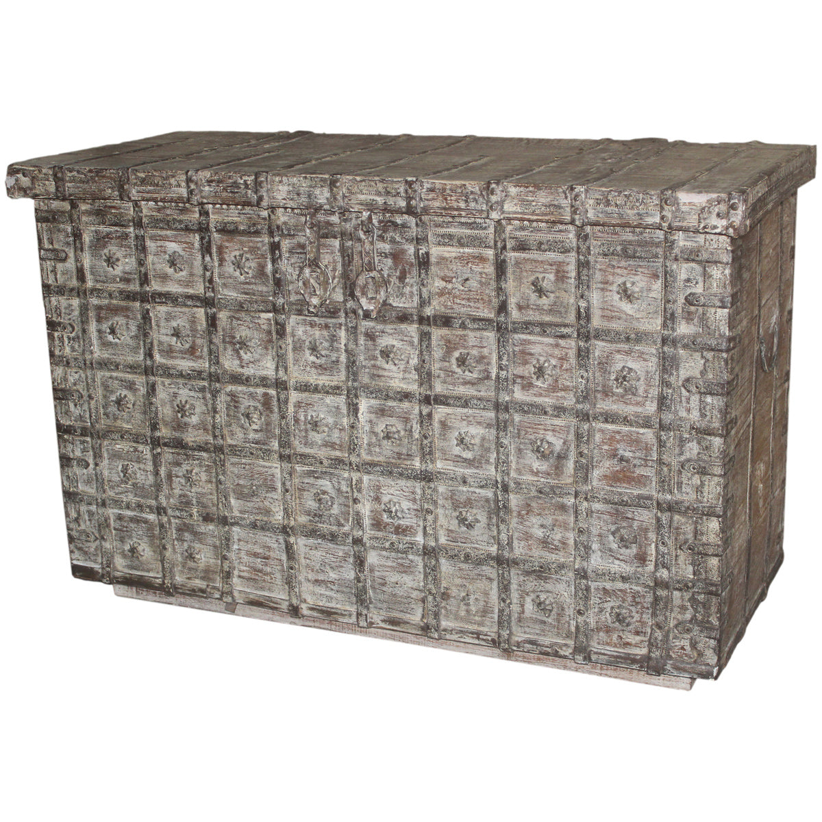 51" Reclaimed Wood Trunk Console