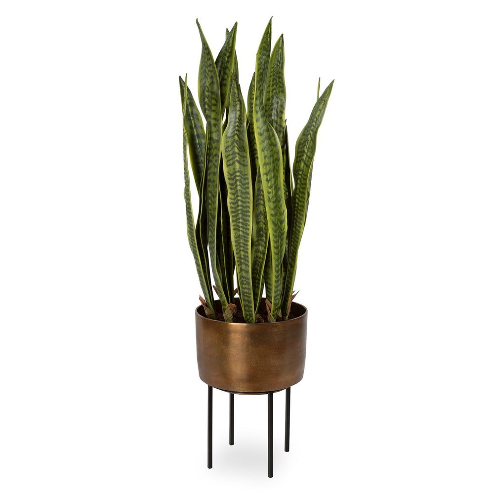 Uttermost Fasita Brass Planter 2 Cartons
