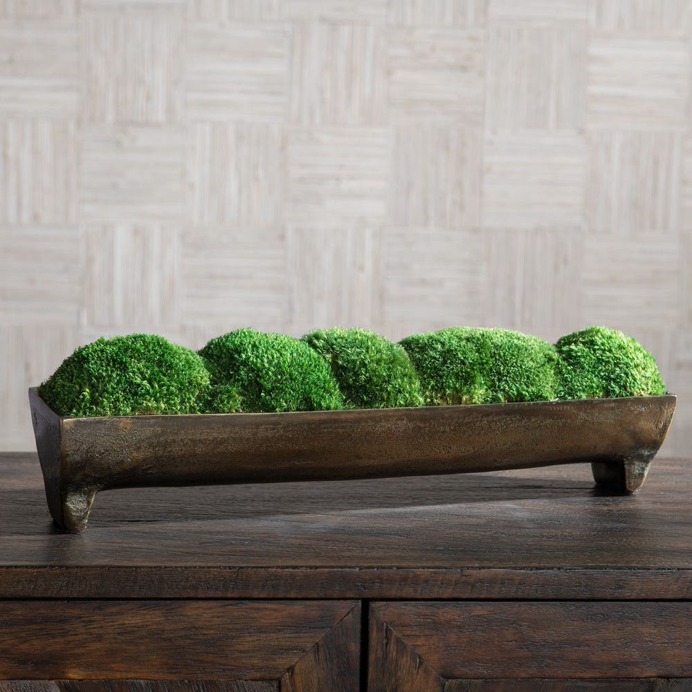 Uttermost Canal Moss Centerpiece