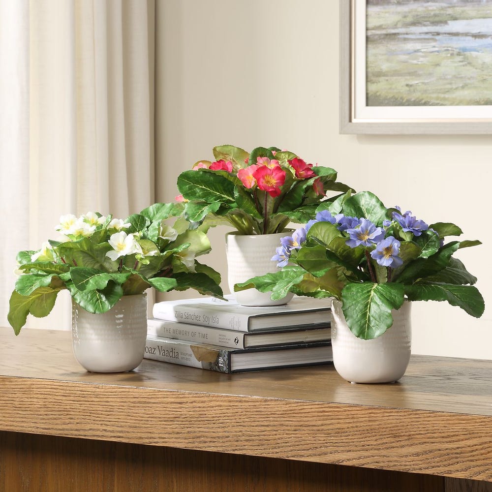 Uttermost Trilogy Primrose Accents in Vases - Set of 3