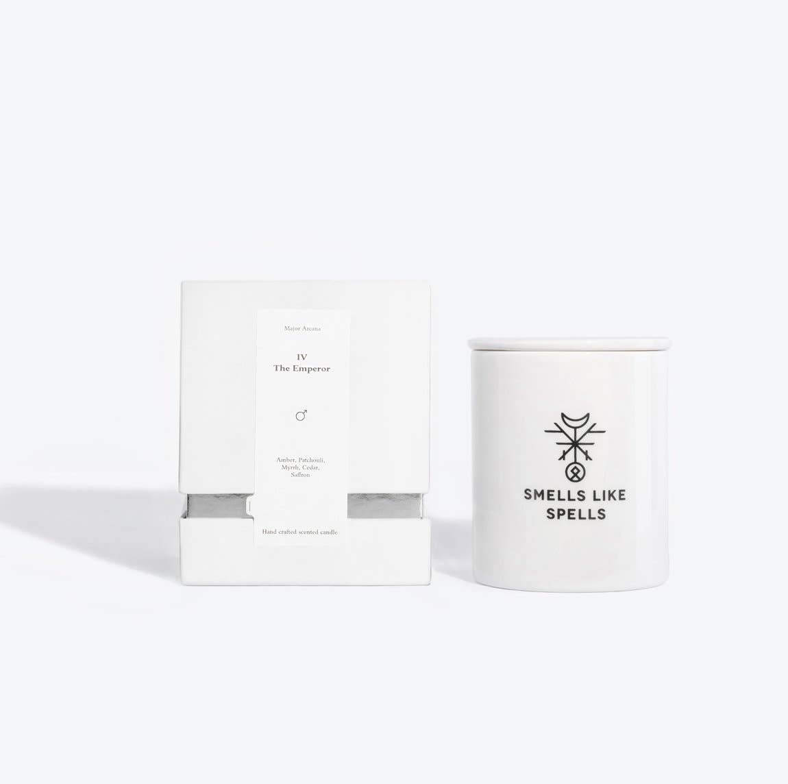 Major Arcana - The Emperor | Candle & handmade Porcelain Jar