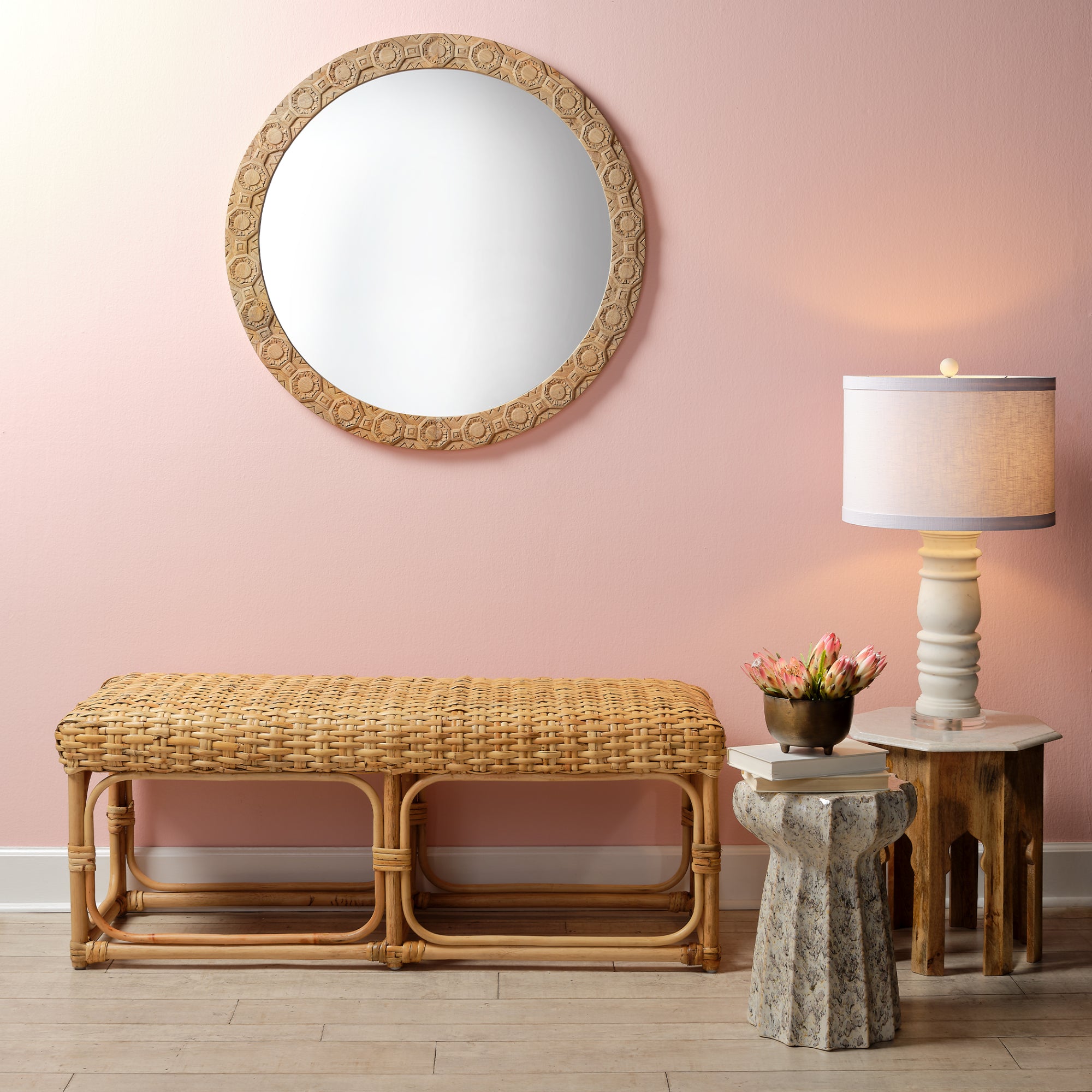 Relief Carved Round Mirror Mirrors Jamie Young , Black Friday Sale Jamie Young Furniture Sale, Old Bones Co, Mid Century Furniture Sale, Four Hands Furniture, Black Friday Sale Relief Carved Round Mirror,Gus Sale, Perigold Relief Carved Round Mirror Mirrors Black Friday Sale , Perigold Sale Relief Carved Round Mirror,Relief Carved Round Mirror Lulu and Georgia, Burke Decor Sale Relief Carved Round Mirror, www.oldbonesco.com