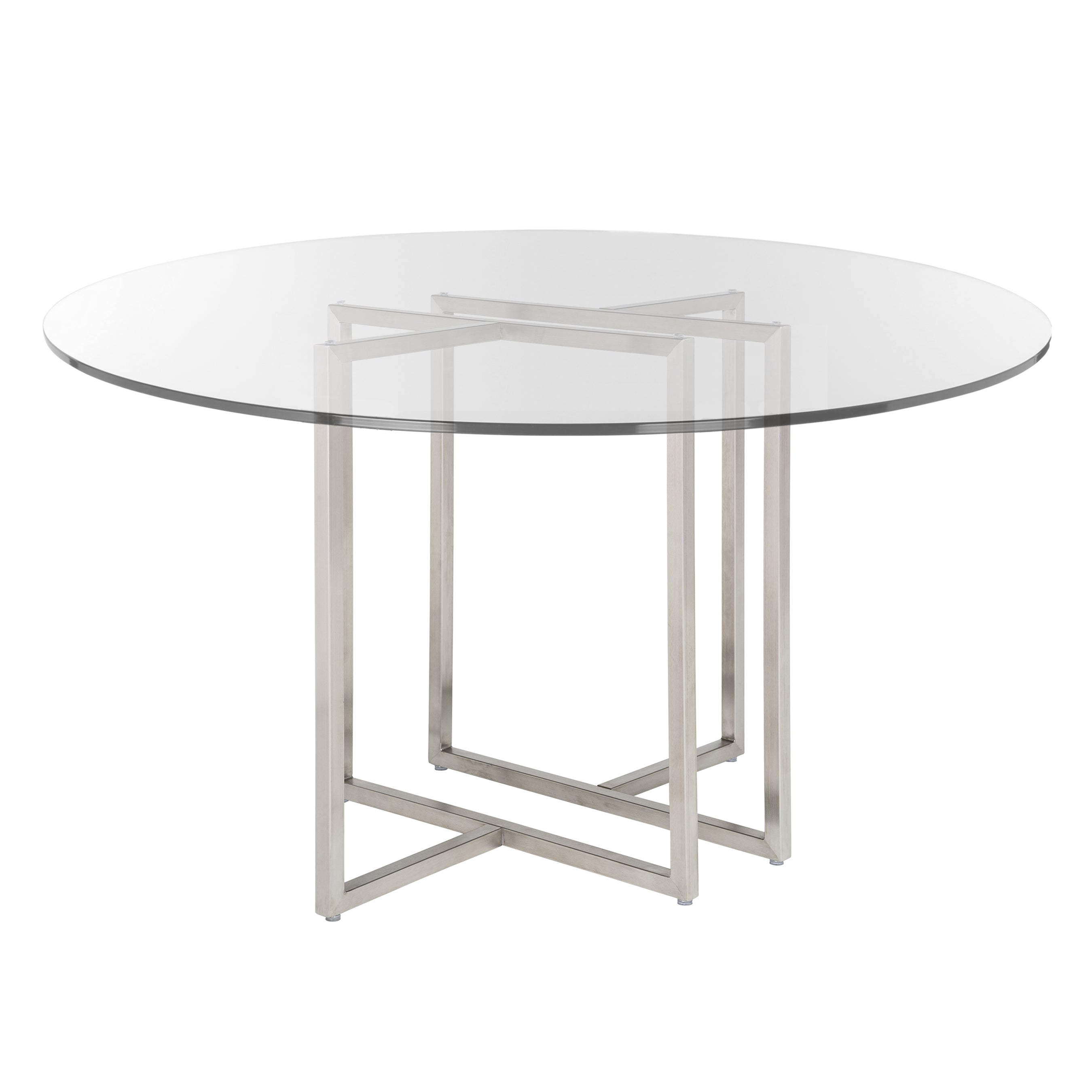 Legend Round Dining Table Dining Tables Euro Style Brushed Stainless Steel 48" , Black Friday Sale Euro Style Furniture Sale, Old Bones Co, Mid Century Furniture Sale, Four Hands Furniture, Black Friday Sale Legend Round Dining Table,Gus Sale, Perigold Legend Round Dining Table Dining Tables Black Friday Sale , Perigold Sale Legend Round Dining Table,Legend Round Dining Table Lulu and Georgia, Burke Decor Sale Legend Round Dining Table, www.oldbonesco.com
