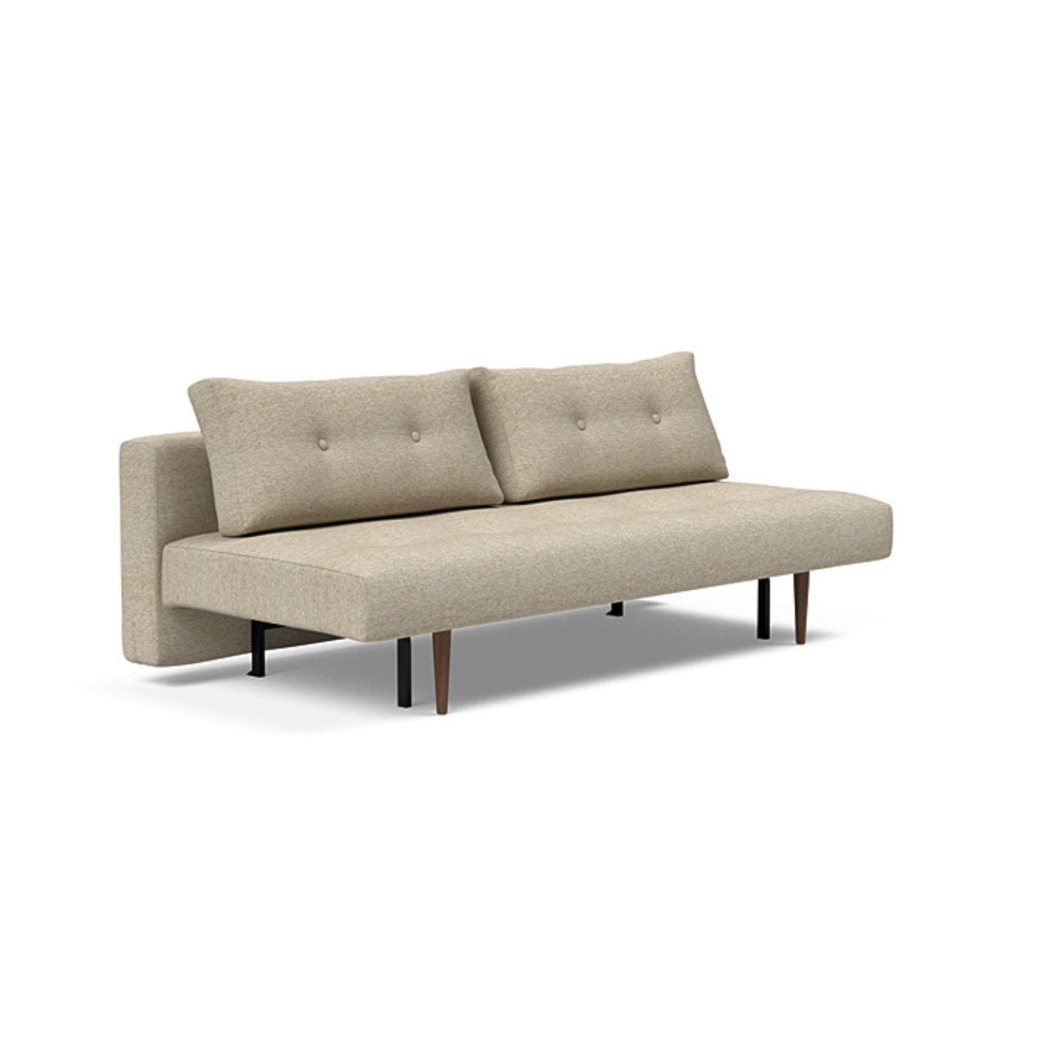 Recast 02 Sofa with Dark Wood Legs