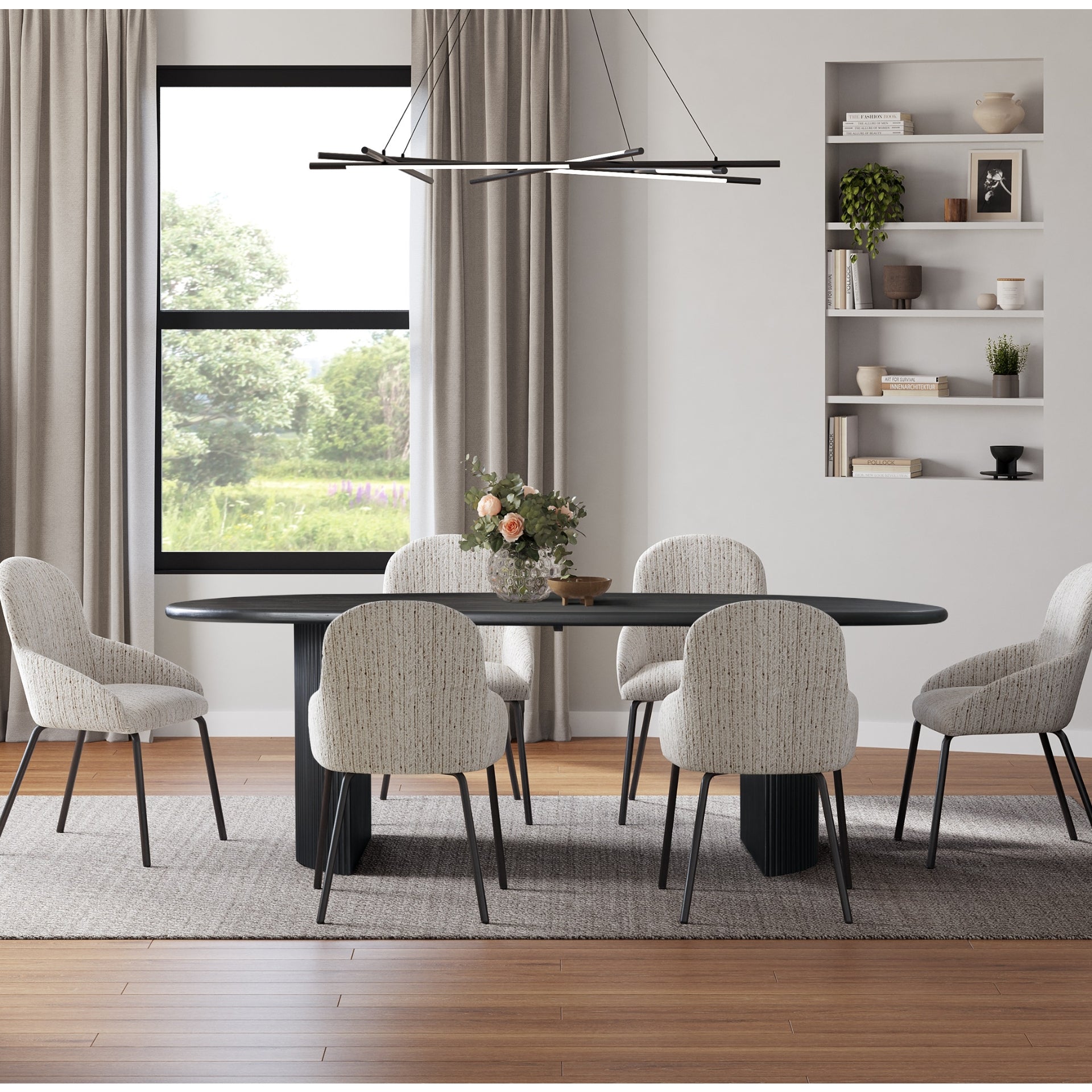 Aniston KD Oval Dining Table