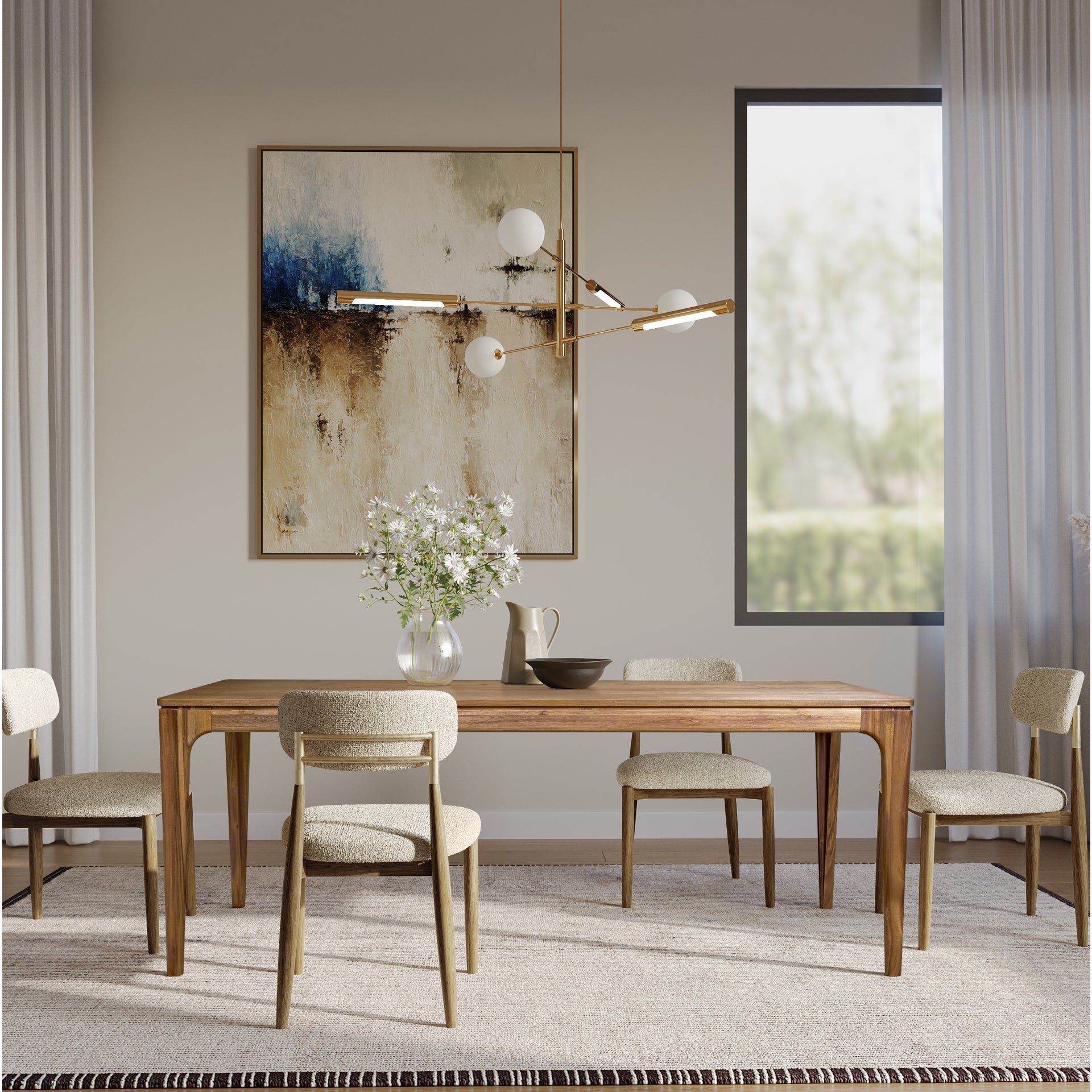 Hereford KD 79" Dining Table
