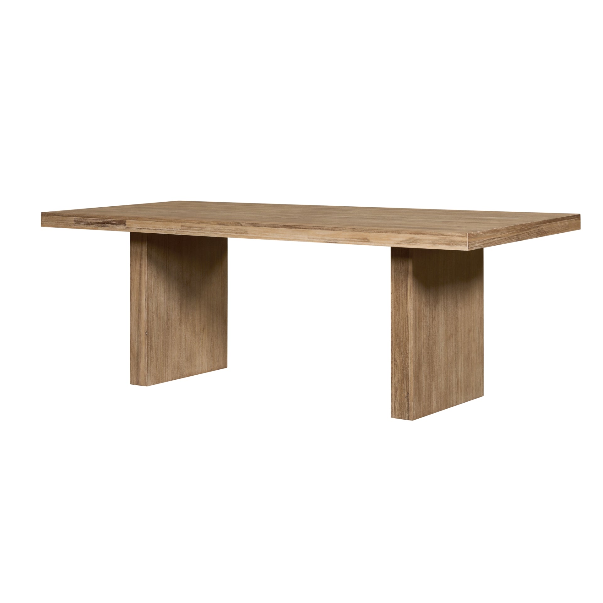 Zerano 84" Dining Table - Brushed Smoke