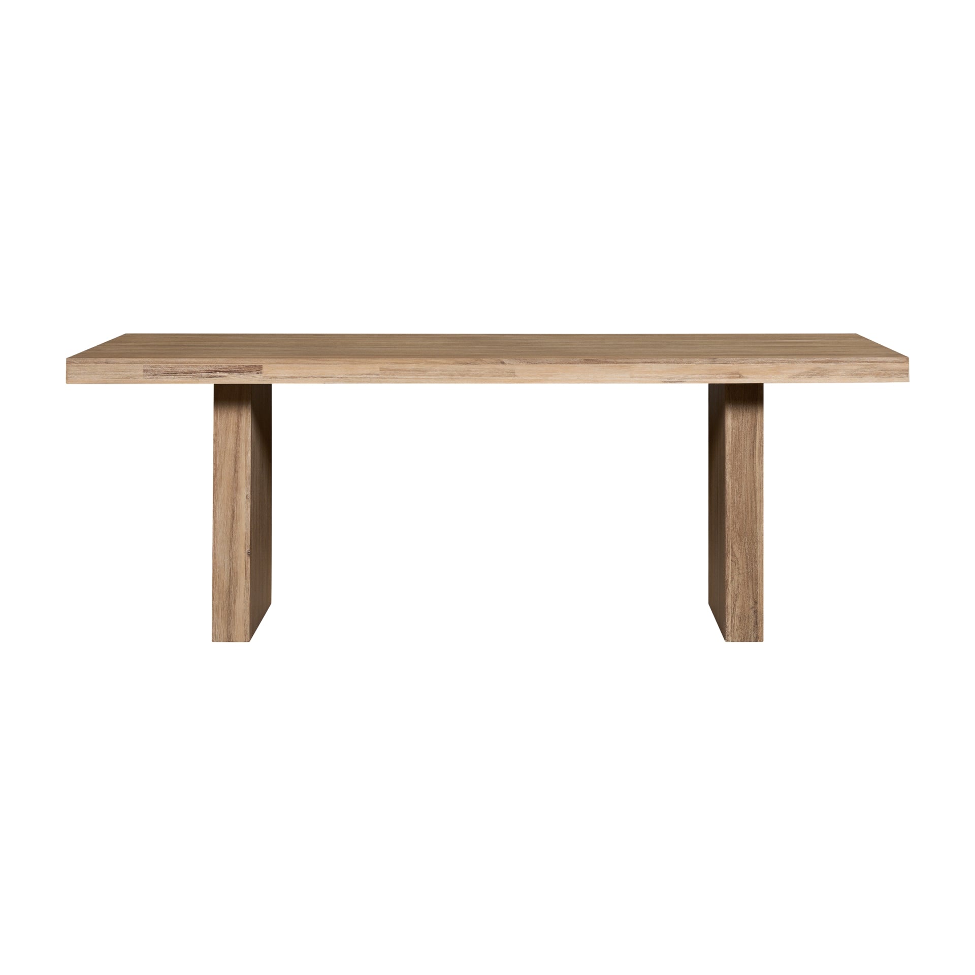Zerano 84" Dining Table - Brushed Smoke