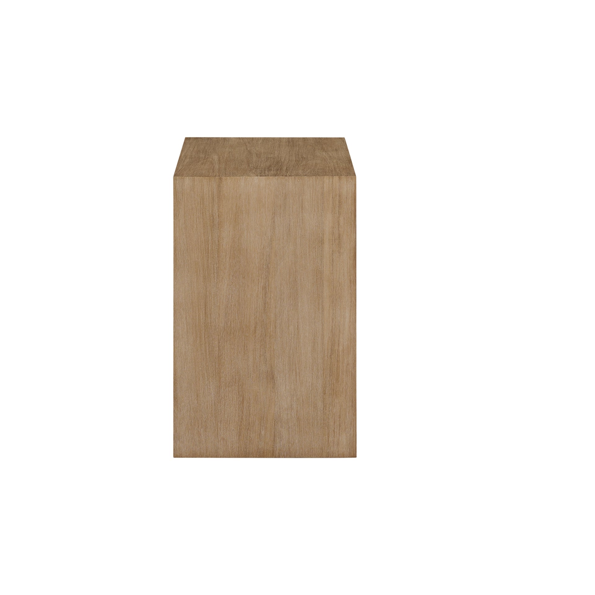 Zerano Nightstand/Side Table - Brushed Smoke