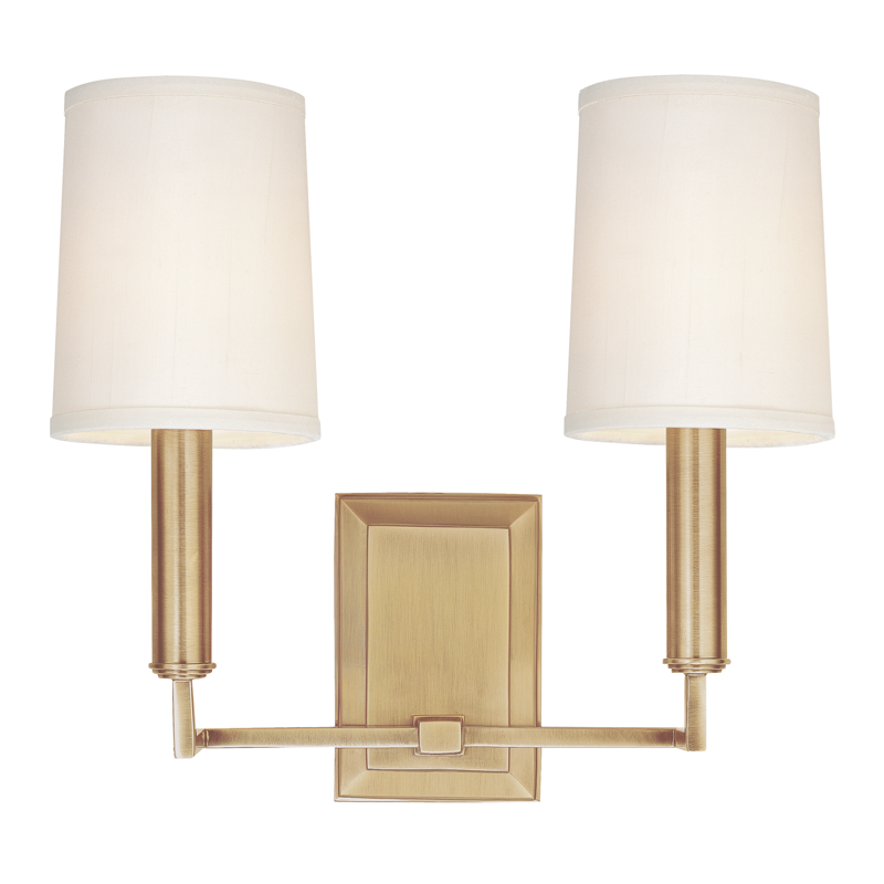 Clinton 2-Light Wall Sconce Sconces Hudson Valley Lighting Aged Brass , Black Friday Sale Hudson Valley Lighting Furniture Sale, Old Bones Co, Mid Century Furniture Sale, Four Hands Furniture, Black Friday Sale Clinton 2-Light Wall Sconce,Gus Sale, Perigold Clinton 2-Light Wall Sconce Sconces Black Friday Sale , Perigold Sale Clinton 2-Light Wall Sconce,Clinton 2-Light Wall Sconce Lulu and Georgia, Burke Decor Sale Clinton 2-Light Wall Sconce, www.oldbonesco.com