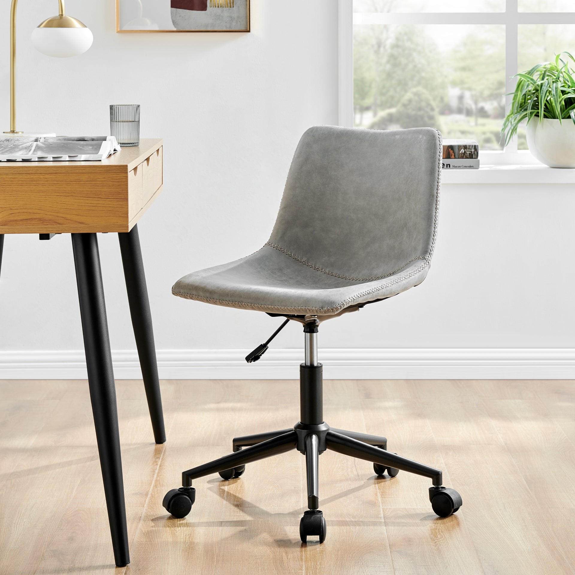 Clarke KD Faux Leather Swivel Office Chair Desk Chairs NPD , Black Friday Sale NPD Furniture Sale, Old Bones Co, Mid Century Furniture Sale, Four Hands Furniture, Black Friday Sale Clarke KD Faux Leather Swivel Office Chair,Gus Sale, Perigold Clarke KD Faux Leather Swivel Office Chair Desk Chairs Black Friday Sale , Perigold Sale Clarke KD Faux Leather Swivel Office Chair,Clarke KD Faux Leather Swivel Office Chair Lulu and Georgia, Burke Decor Sale Clarke KD Faux Leather Swivel Office Chair, www.oldbonesco.