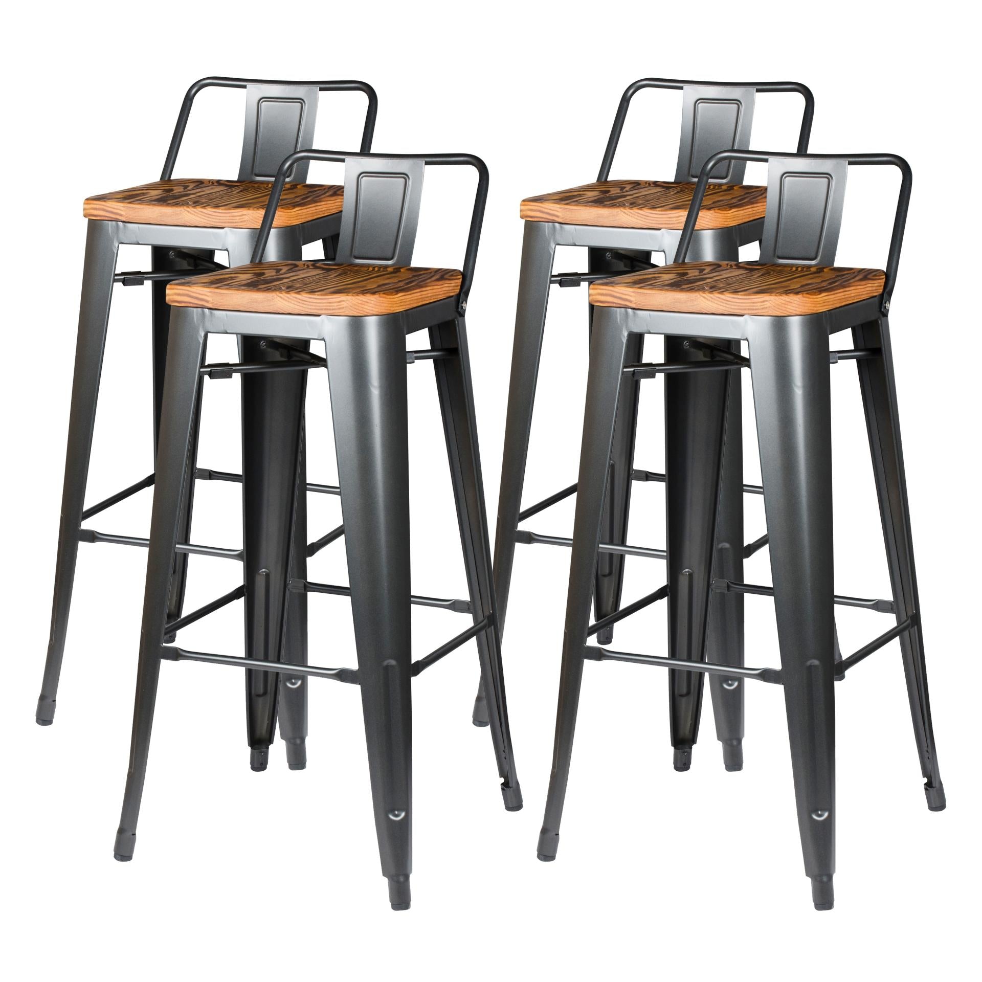 Metropolis KD Low Back Bar Stool - Set of 4 Bar & Counter Stools NPD Gunmetal , Black Friday Sale NPD Furniture Sale, Old Bones Co, Mid Century Furniture Sale, Four Hands Furniture, Black Friday Sale Metropolis KD Low Back Bar Stool - Set of 4,Gus Sale, Perigold Metropolis KD Low Back Bar Stool - Set of 4 Bar & Counter Stools Black Friday Sale , Perigold Sale Metropolis KD Low Back Bar Stool - Set of 4,Metropolis KD Low Back Bar Stool - Set of 4 Lulu and Georgia, Burke Decor Sale Metropolis KD Low Back Bar 
