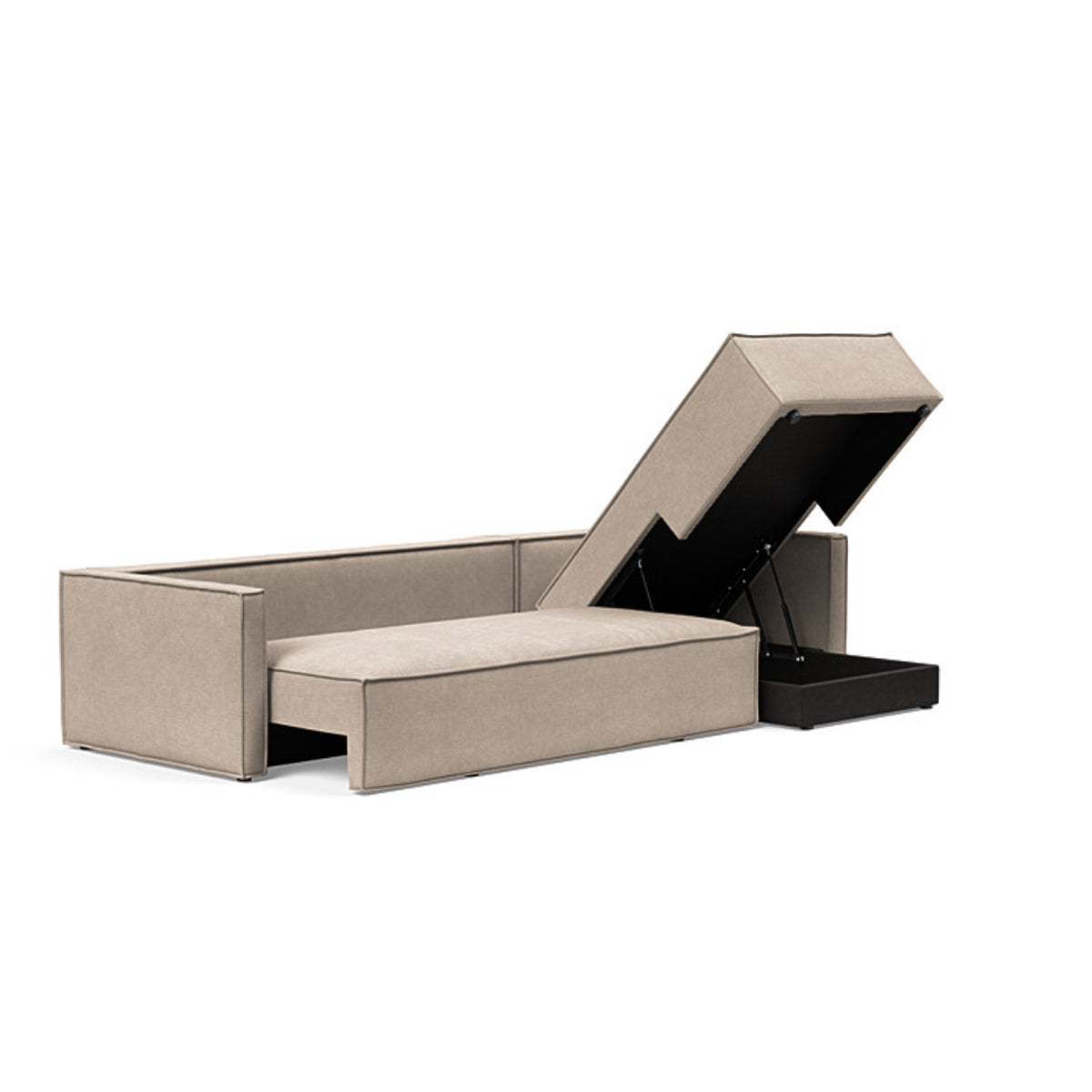 Newilla Slim Arms Sofa with Lounger