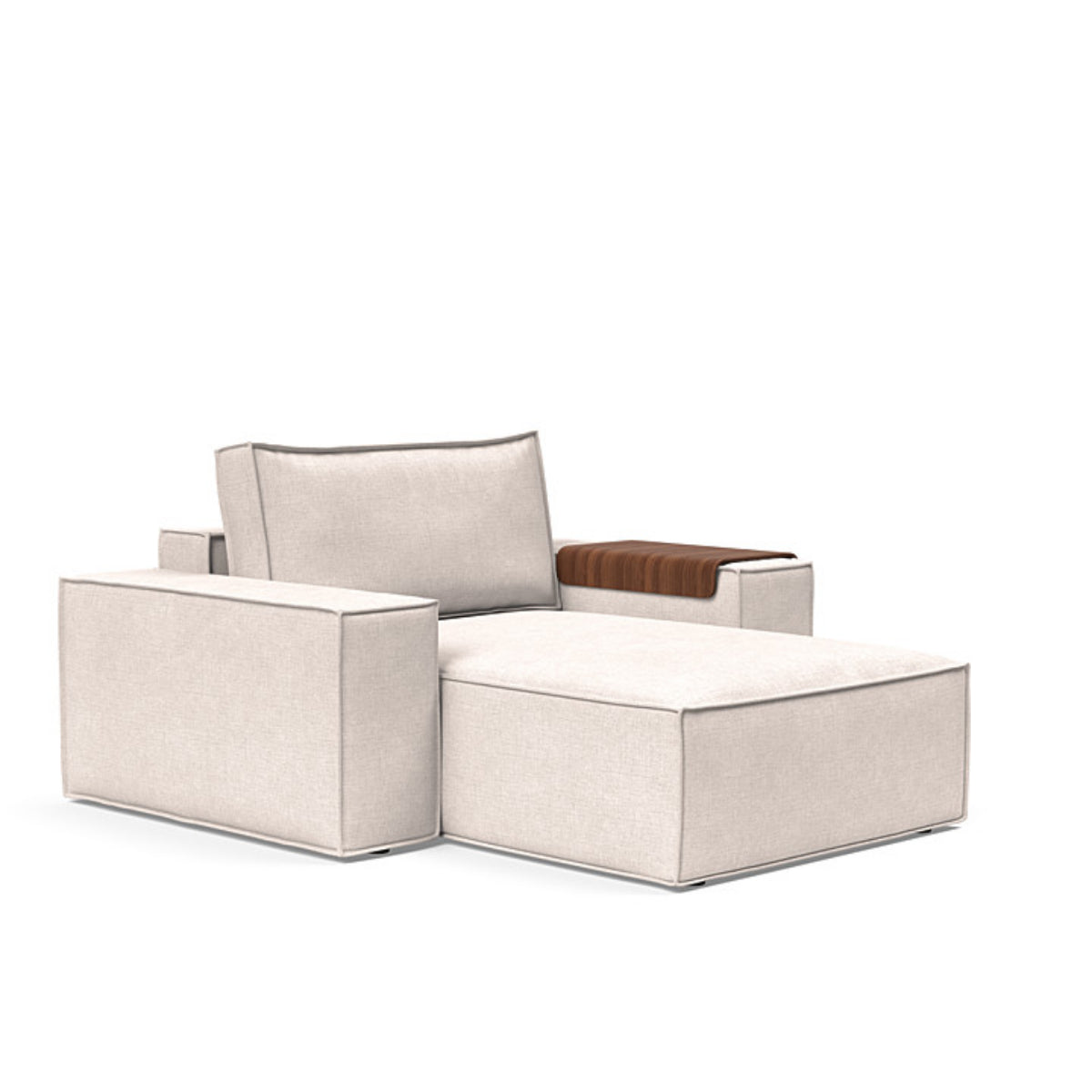 Newilla Lounger Chair with Wide Arms
