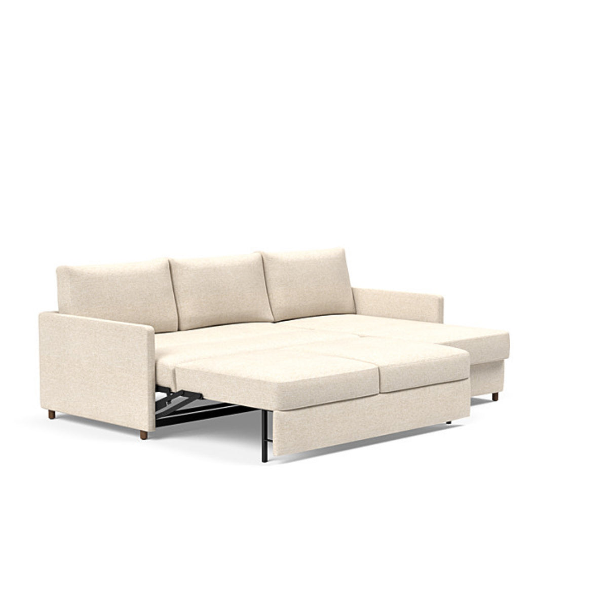 Neah Slim Arms Sofa Bed with Lounger