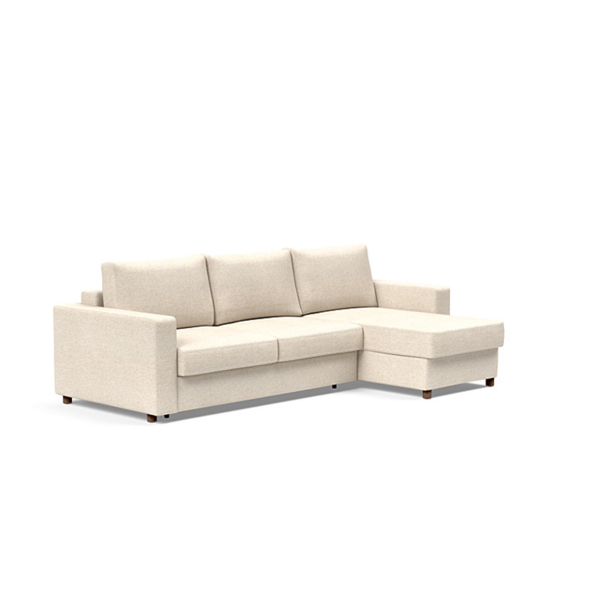 Neah Standard Arms Sofa Bed with Lounger