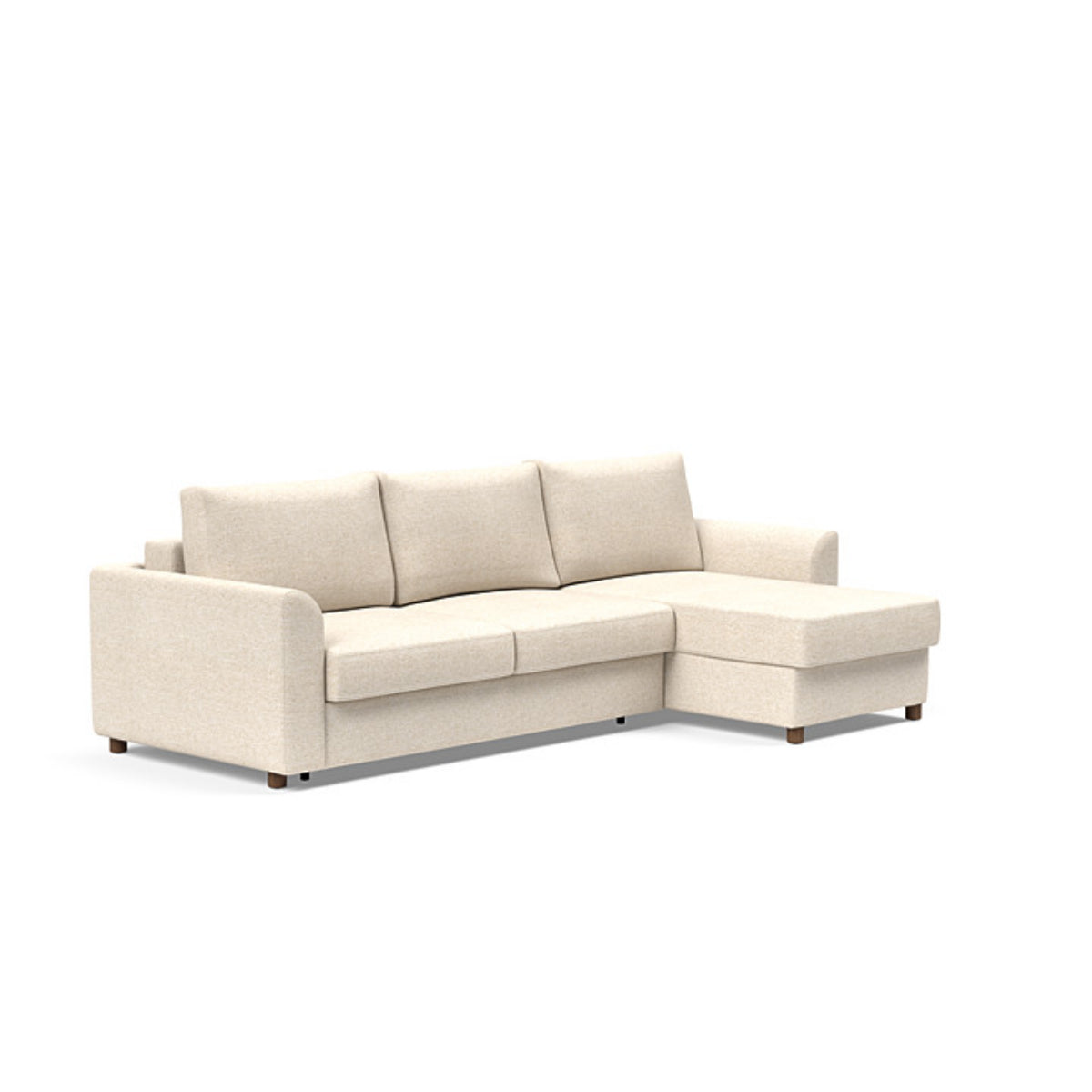 Neah Curved Arms Sofa Bed with Lounger