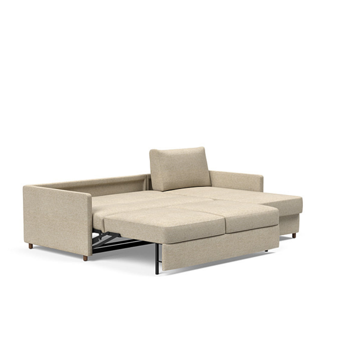 Neah Slim Arms Sofa Bed with Lounger