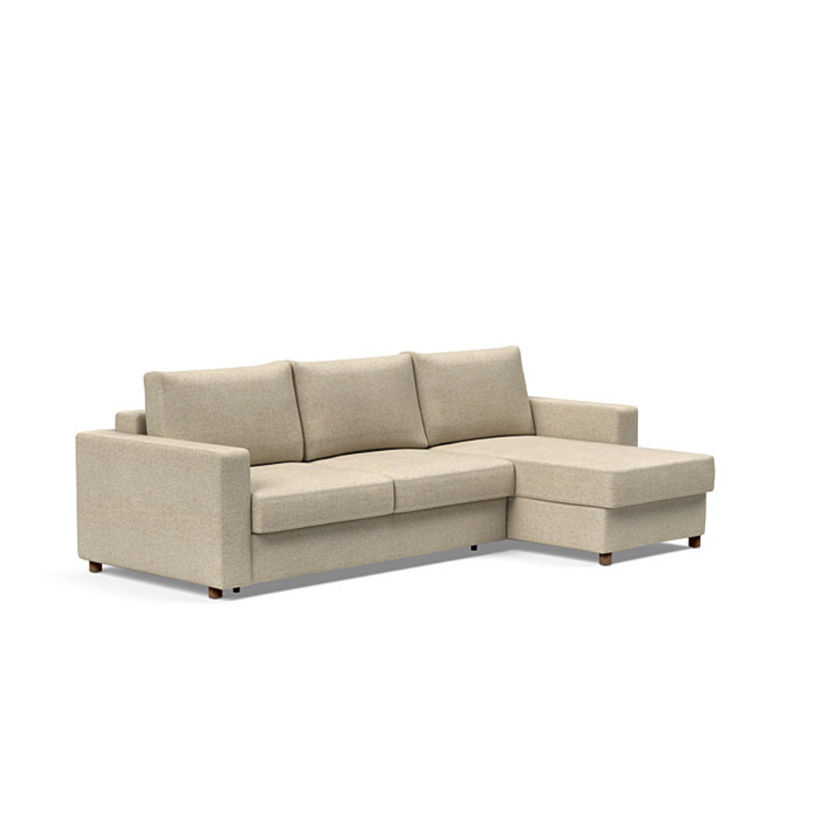 Neah Standard Arms Sofa Bed with Lounger