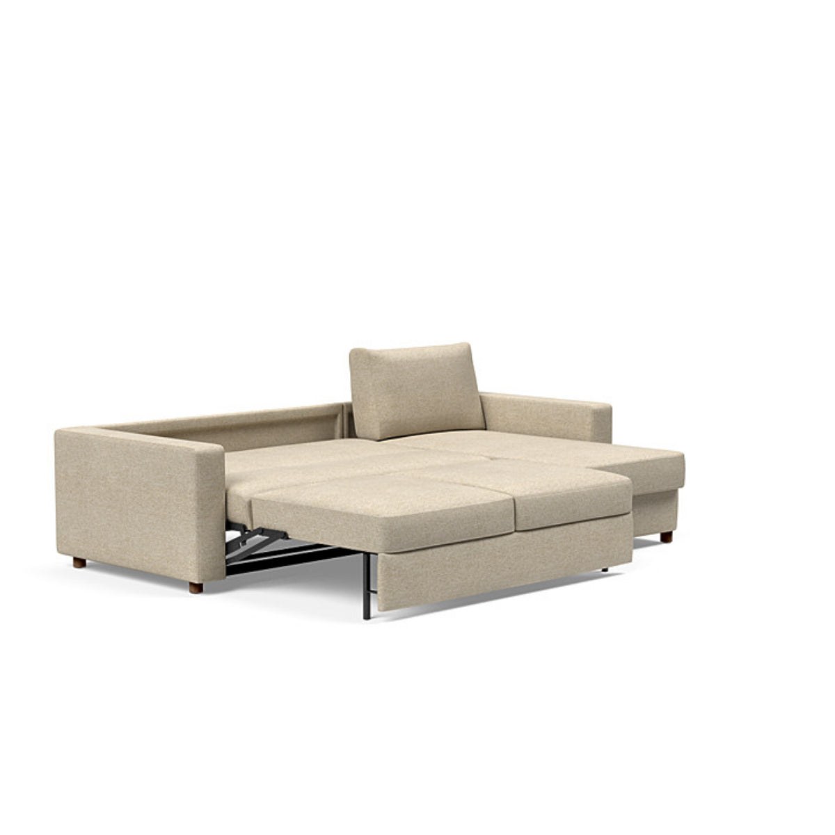 Neah Standard Arms Sofa Bed with Lounger