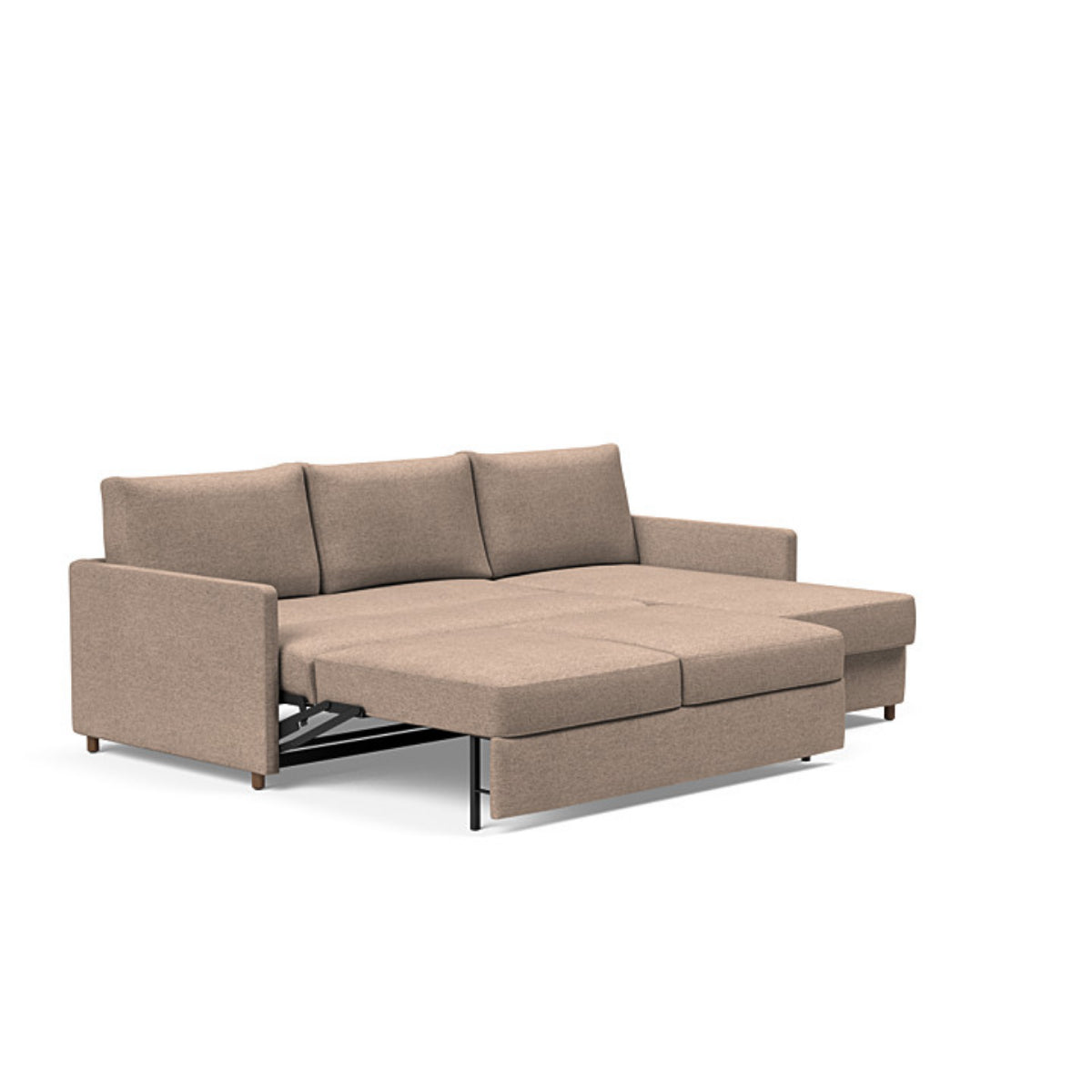 Neah Slim Arms Sofa Bed with Lounger